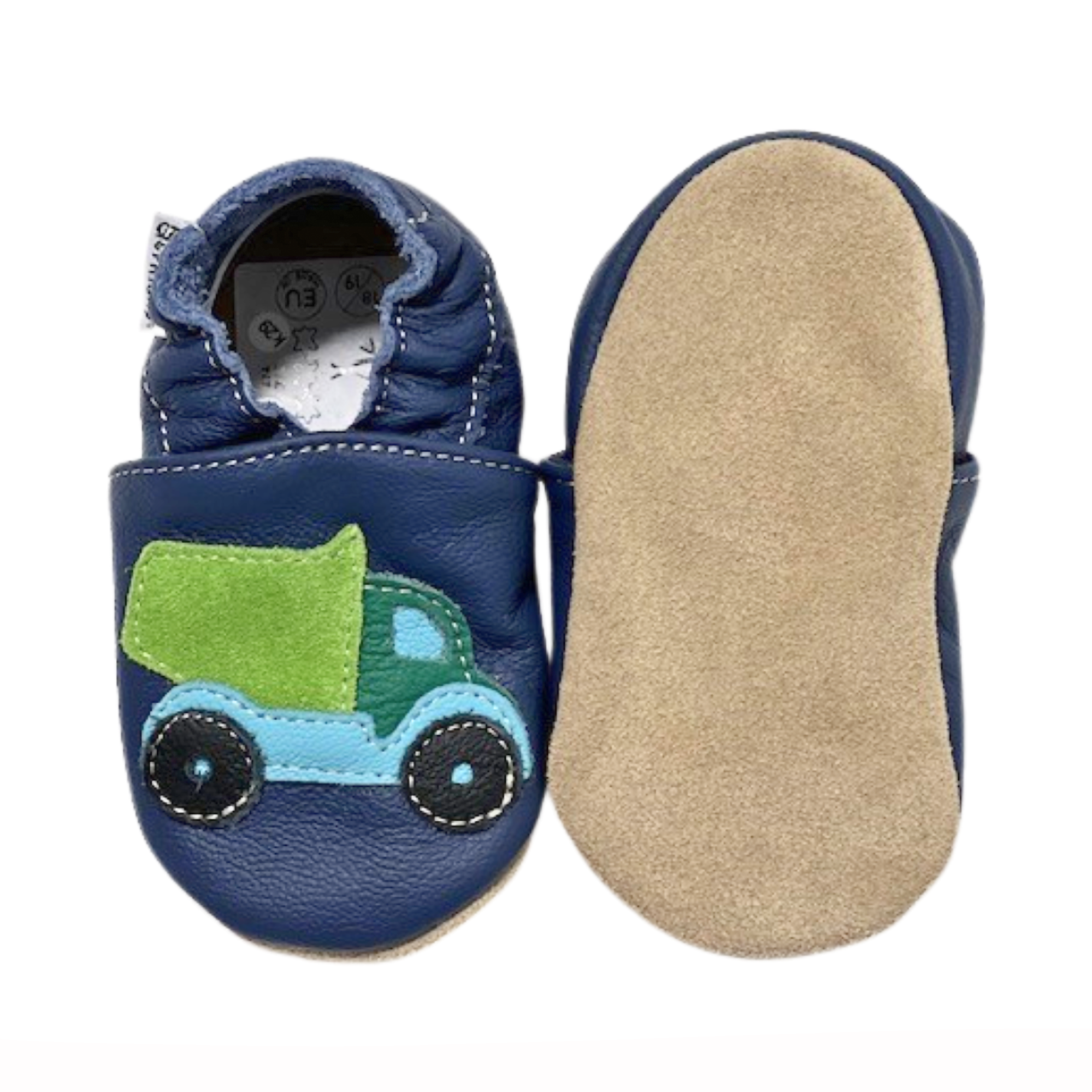 Krabbelschuhe, HOBEA, Blau – Besonderheit: federleicht, gute Passform