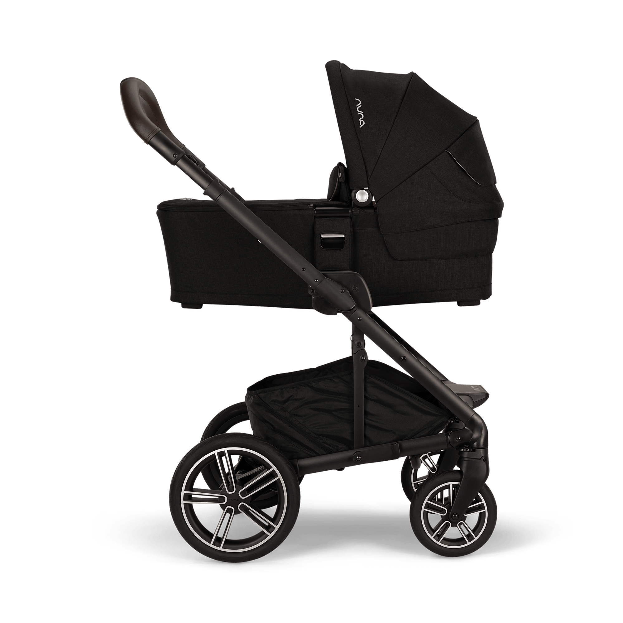 Kombi-Kinderwagen, nuna, Schwarz – Produktansicht