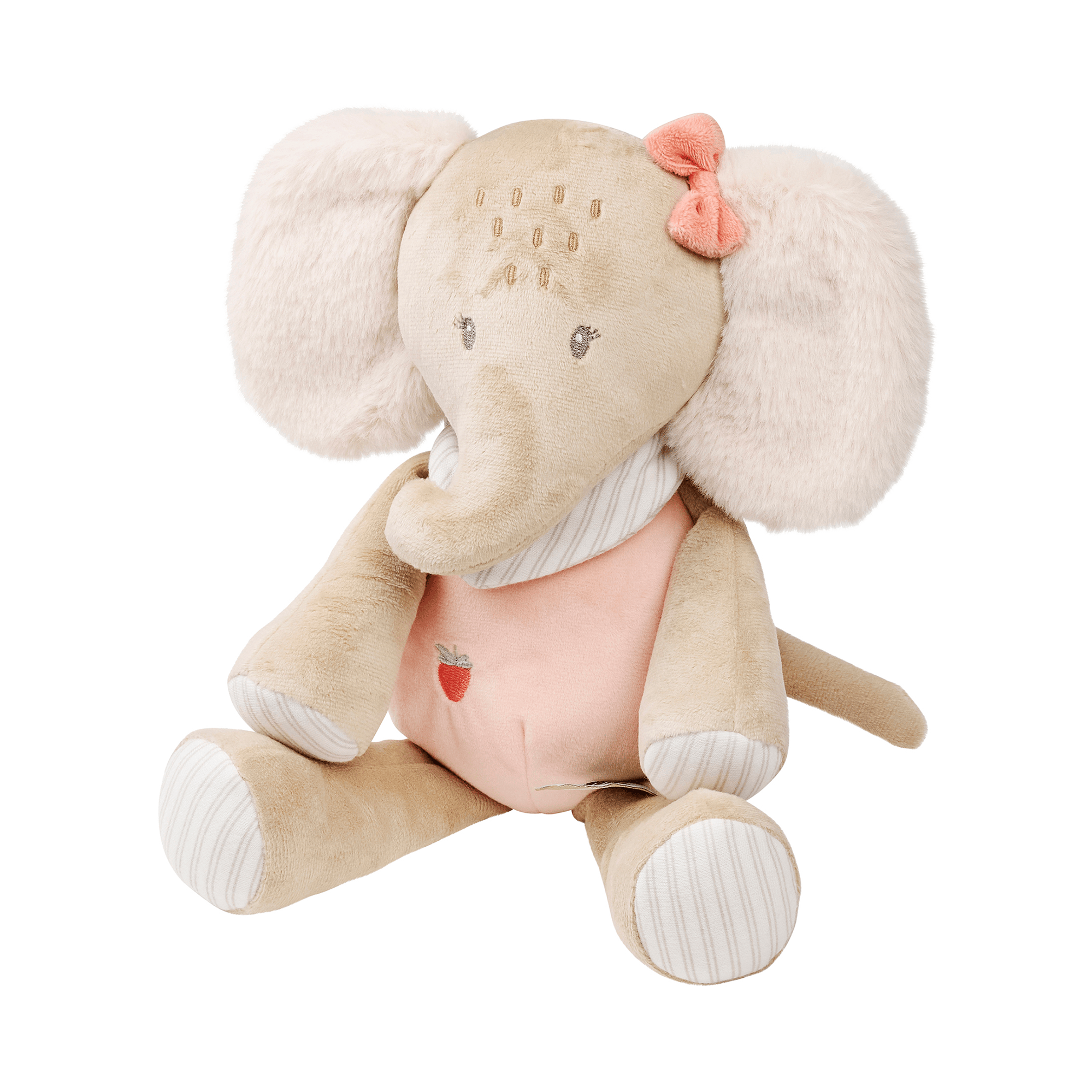 Kuscheltiere Elefanten, Nattou, Pink – Besonderheit: treuer Begleiter aus kuschelweichem Material