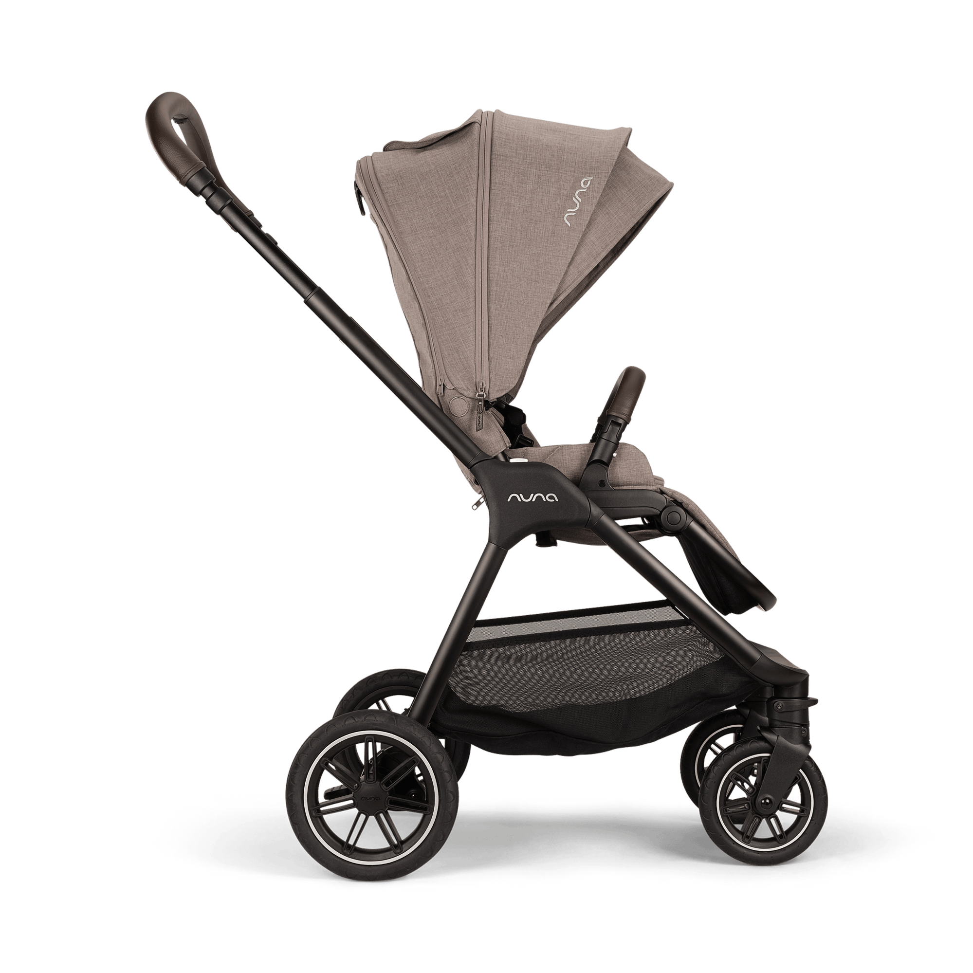 Kombi-Kinderwagen, nuna, Braun – Produktansicht