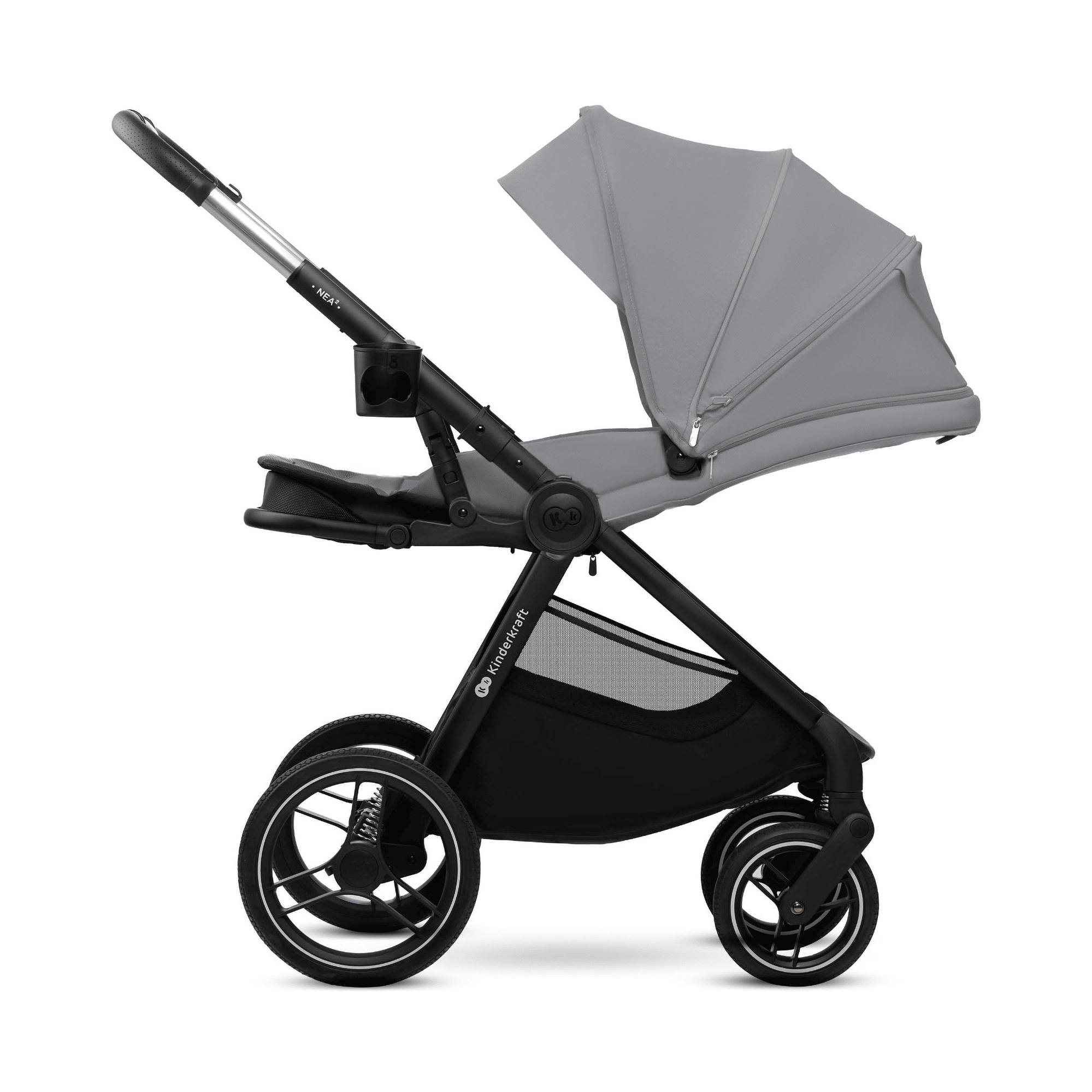Kombi-Kinderwagen, Kinderkraft, Grau – Produktansicht