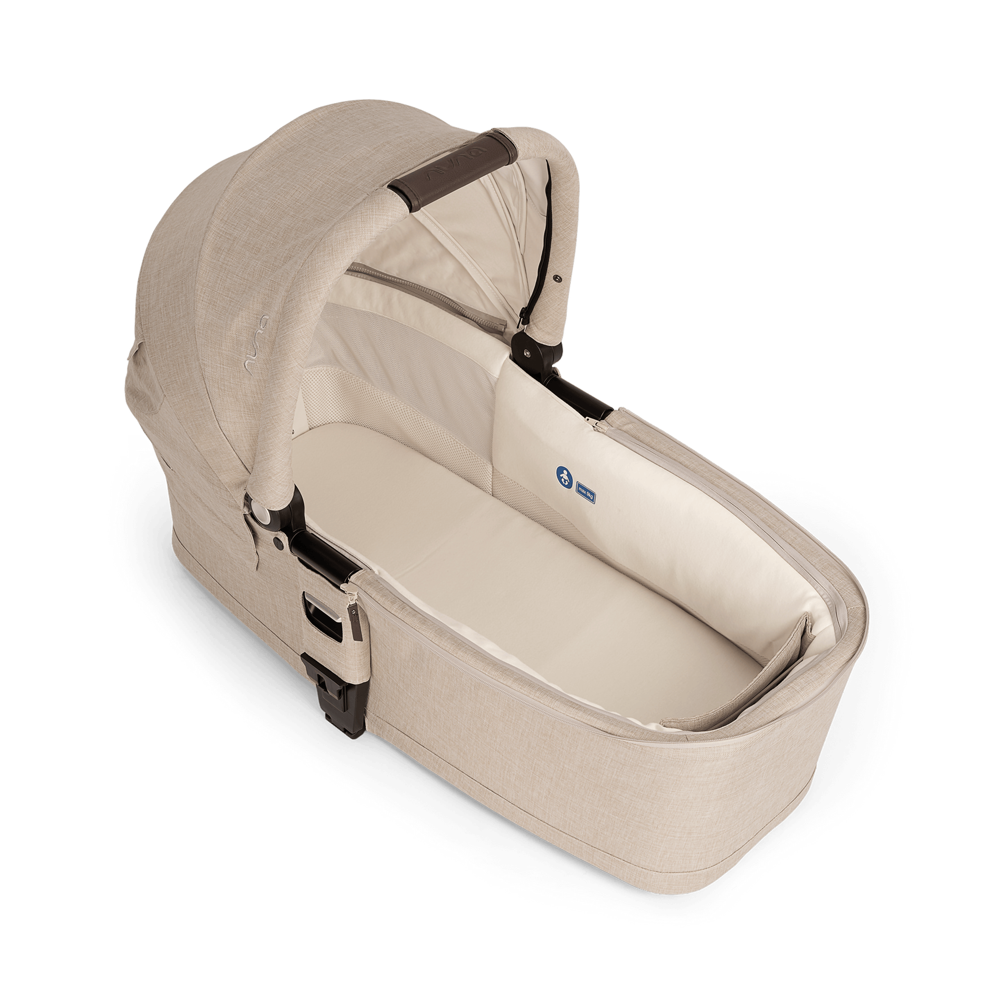 Kombi-Kinderwagen, nuna, Beige – Produktansicht