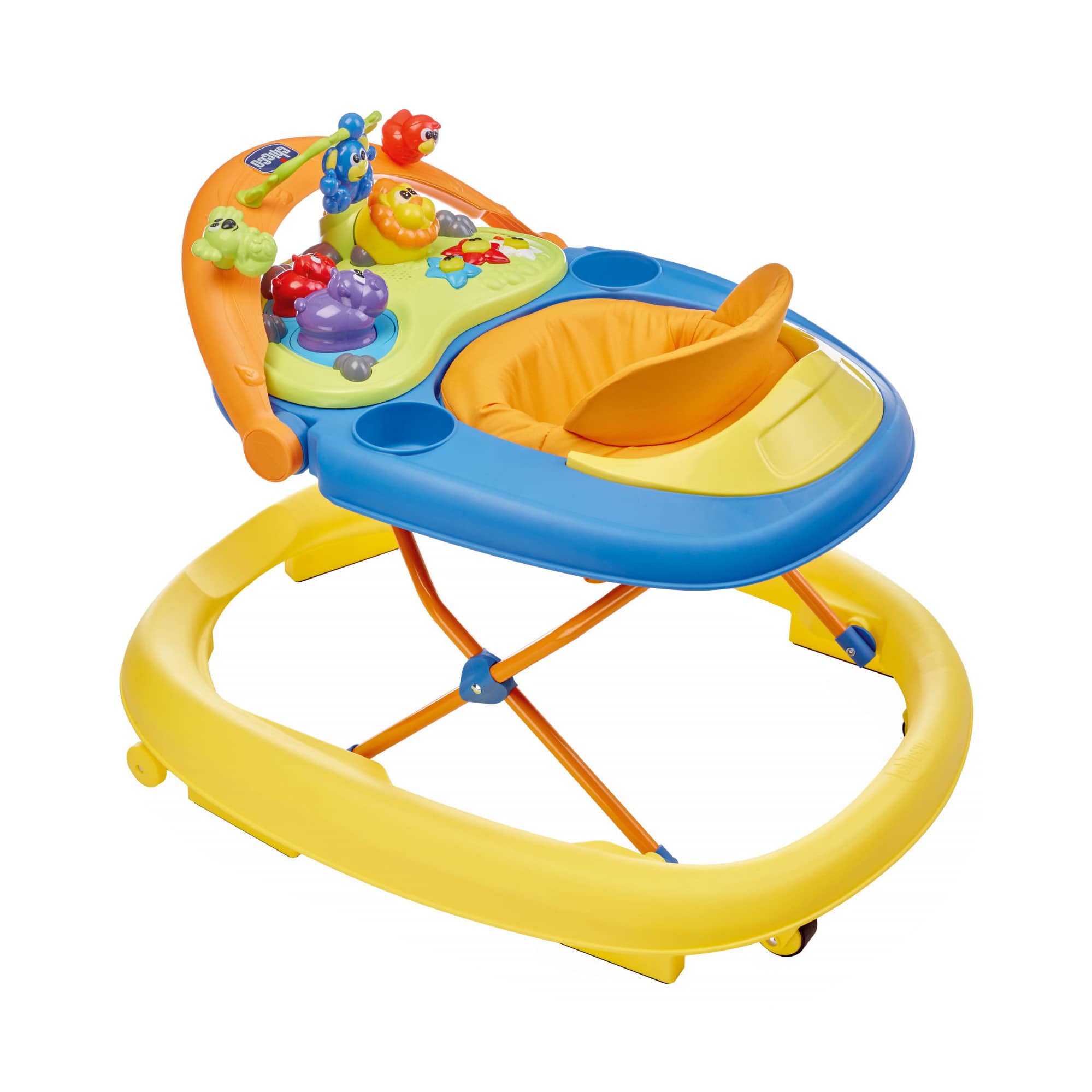 Lauflernwagen, chicco, Mehrfarbig – Besonderheit: fördert das Laufen lernen