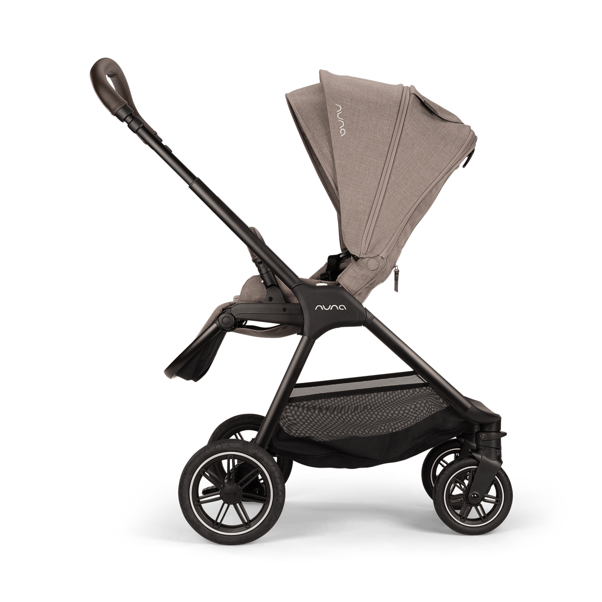 Kombi-Kinderwagen, nuna, Braun – Produktansicht