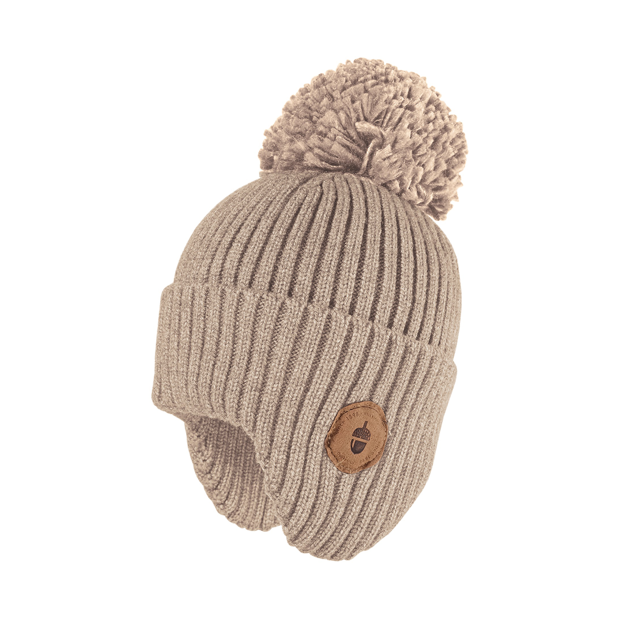 Strickmützen, MaxiMo, Beige – Besonderheit: hält das Köpfchen zuverlässig warm
