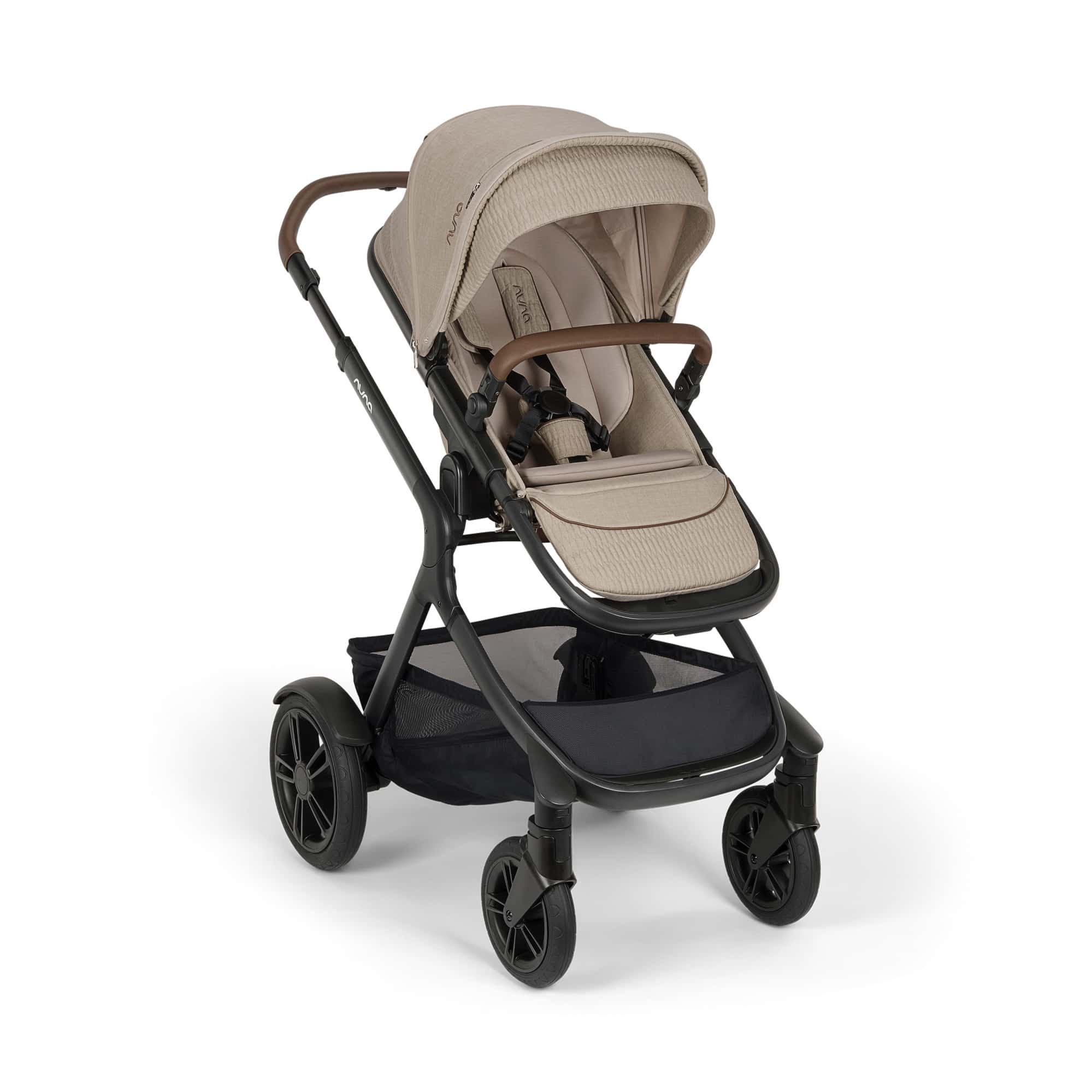 Kombi-Kinderwagen, nuna, Beige – Besonderheit: Kinderwagen – geeignet ab 6 Monate bis ca. 5 Jahre (22 kg)
