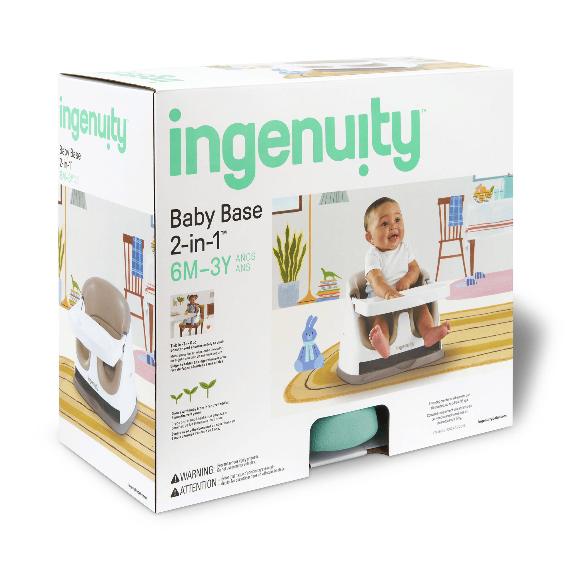 Reisehochstühle, ingenuity, Grün – Produktansicht