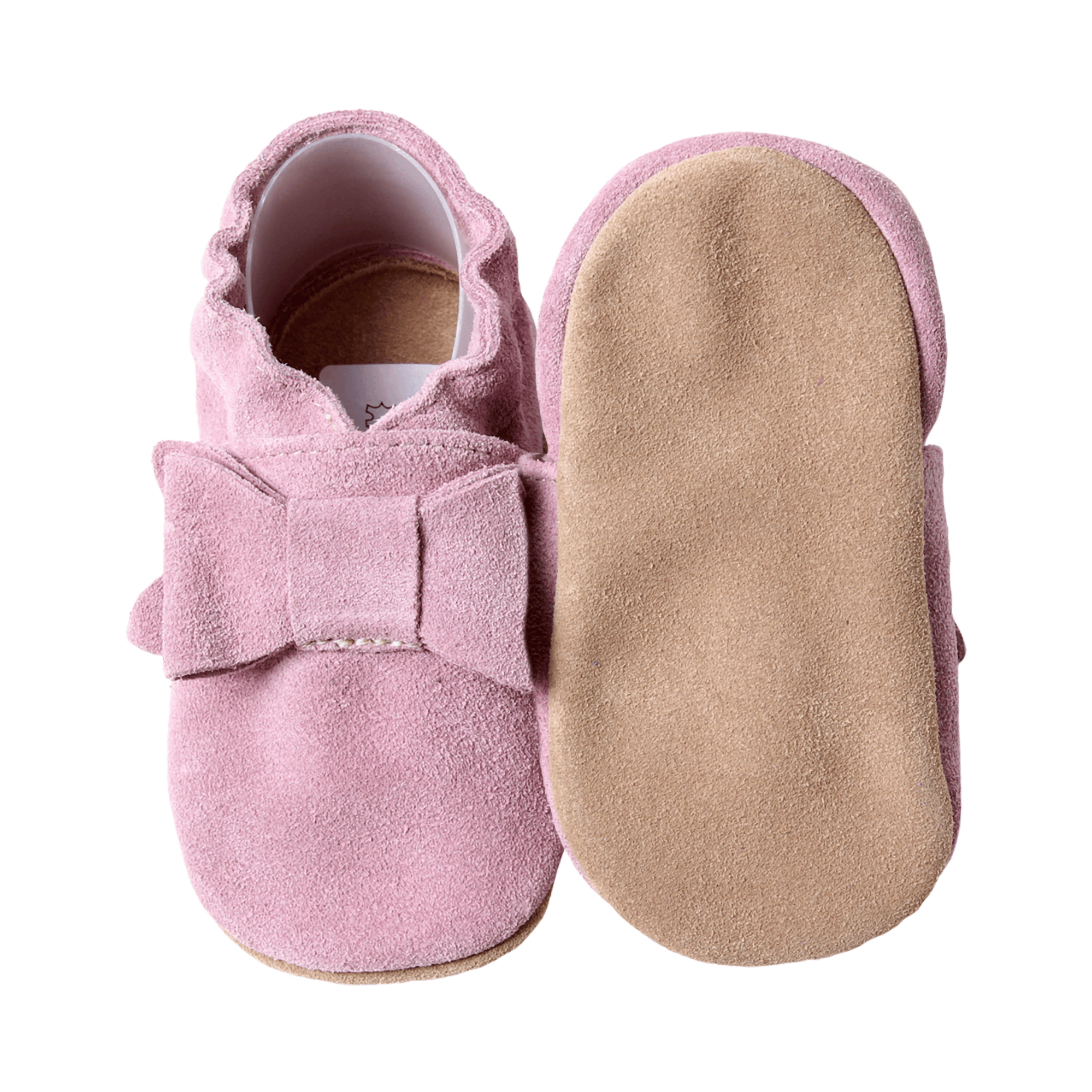 Krabbelschuhe, HOBEA, Pink – Besonderheit: aus hochwertigem, weichem Rindsleder