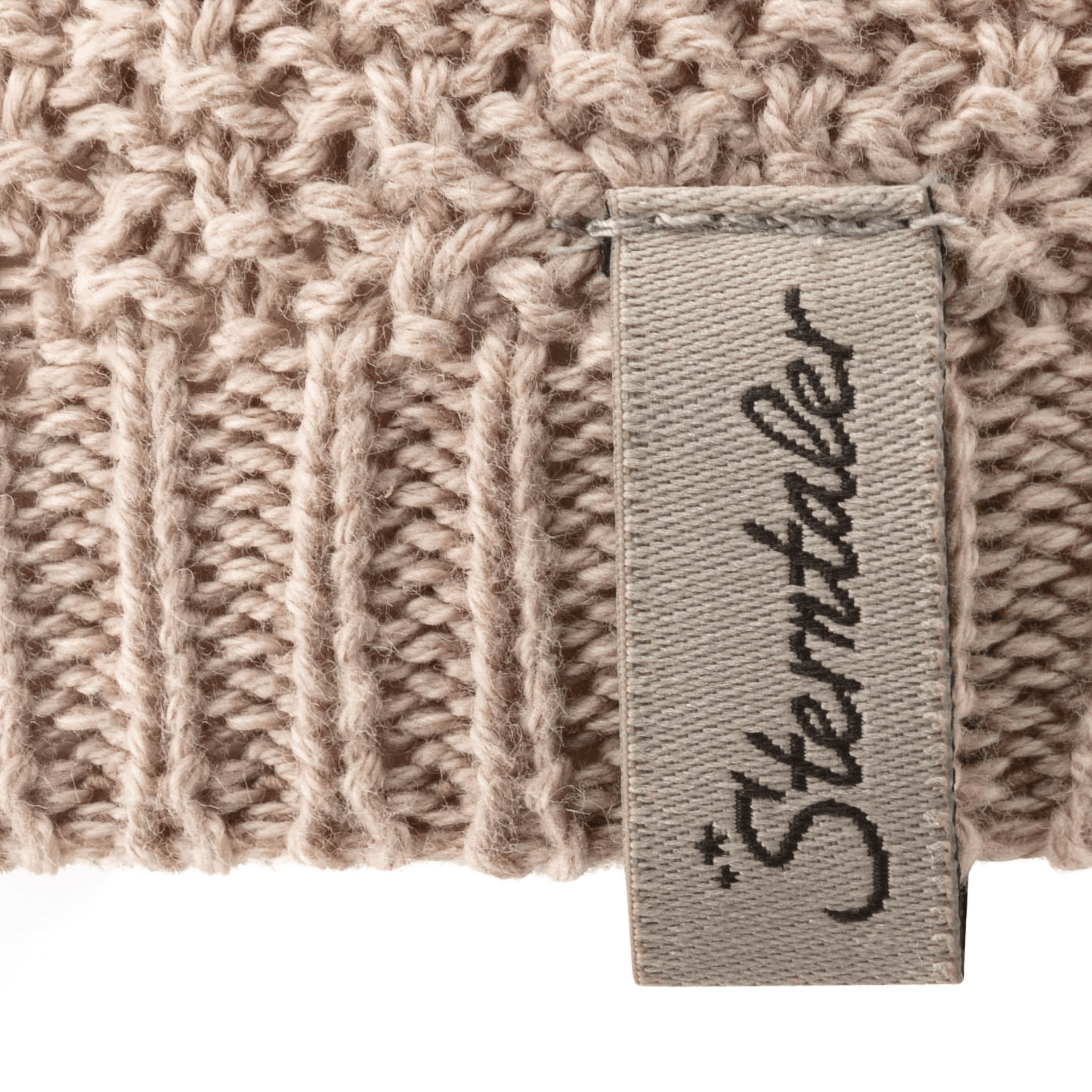 Strickmützen, Sterntaler, Beige – Produktansicht