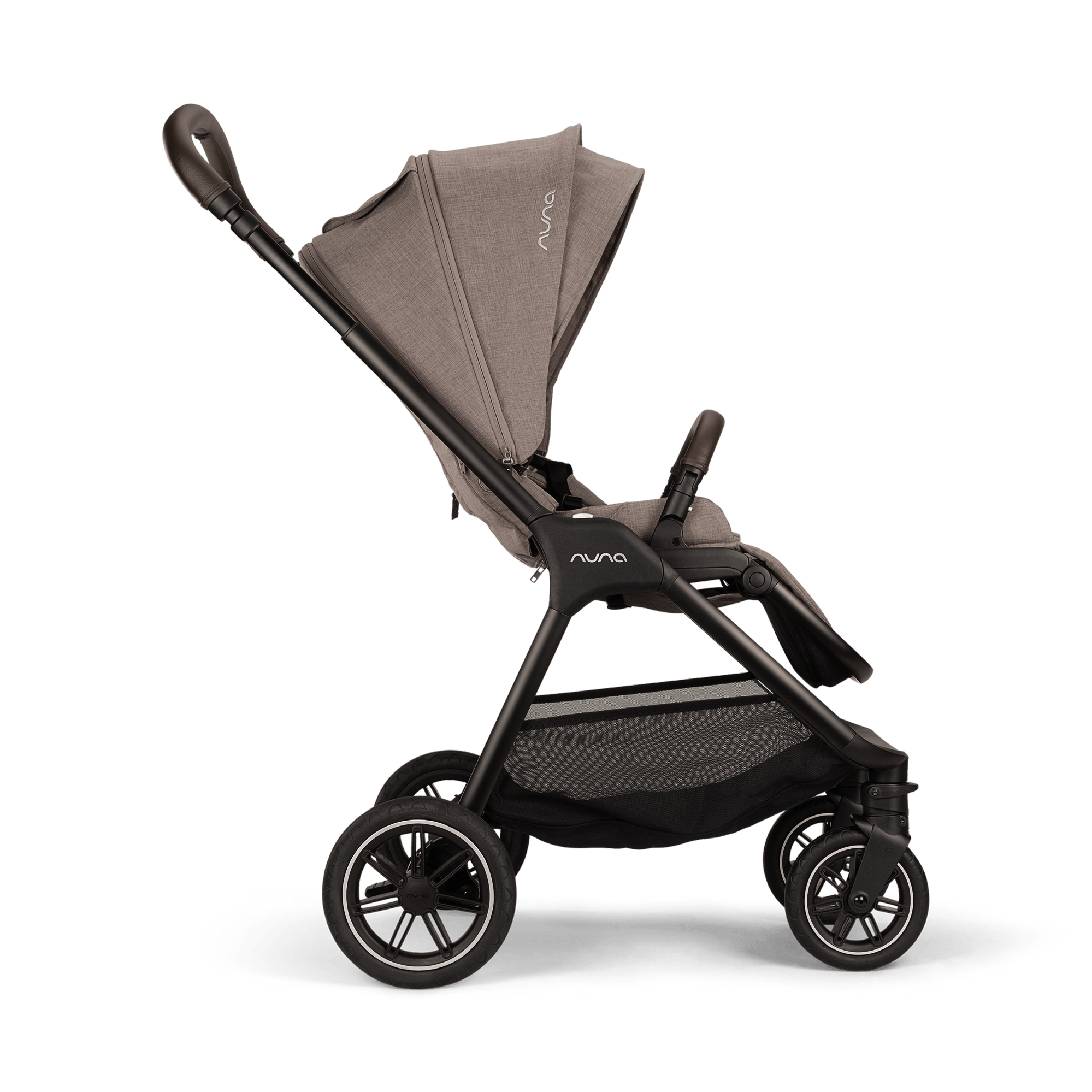 Kombi-Kinderwagen, nuna, Braun – Produktansicht