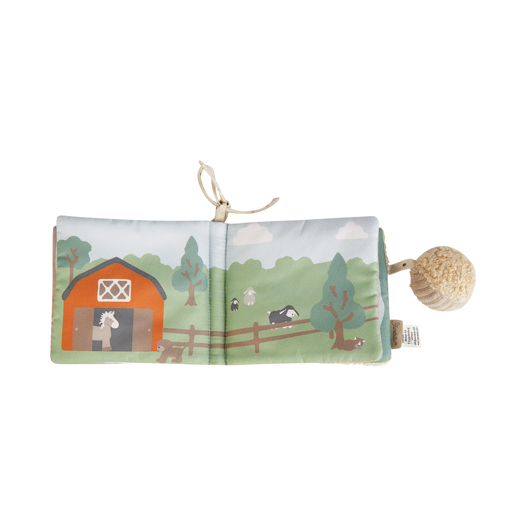 Stoffbücher, Sterntaler, Blau – Produktansicht