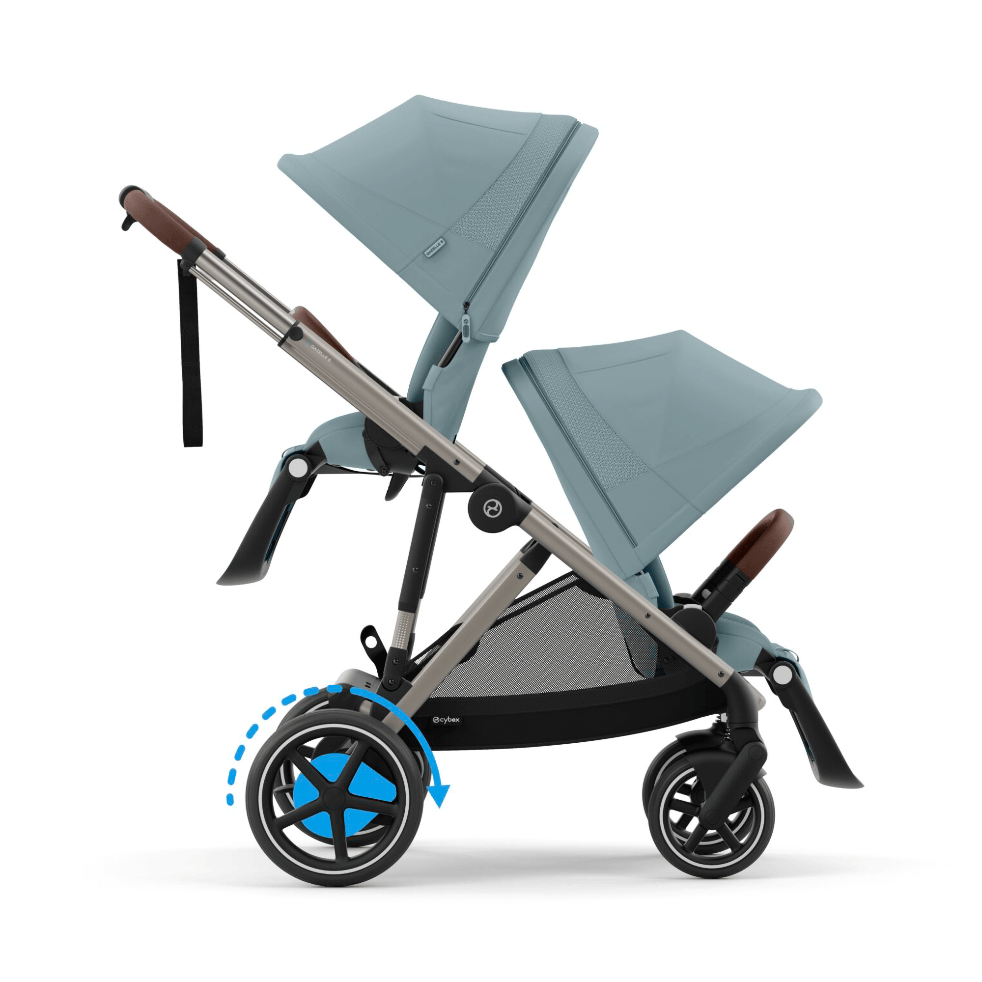 Kombi-Kinderwagen, cybex, Blau – Produktansicht