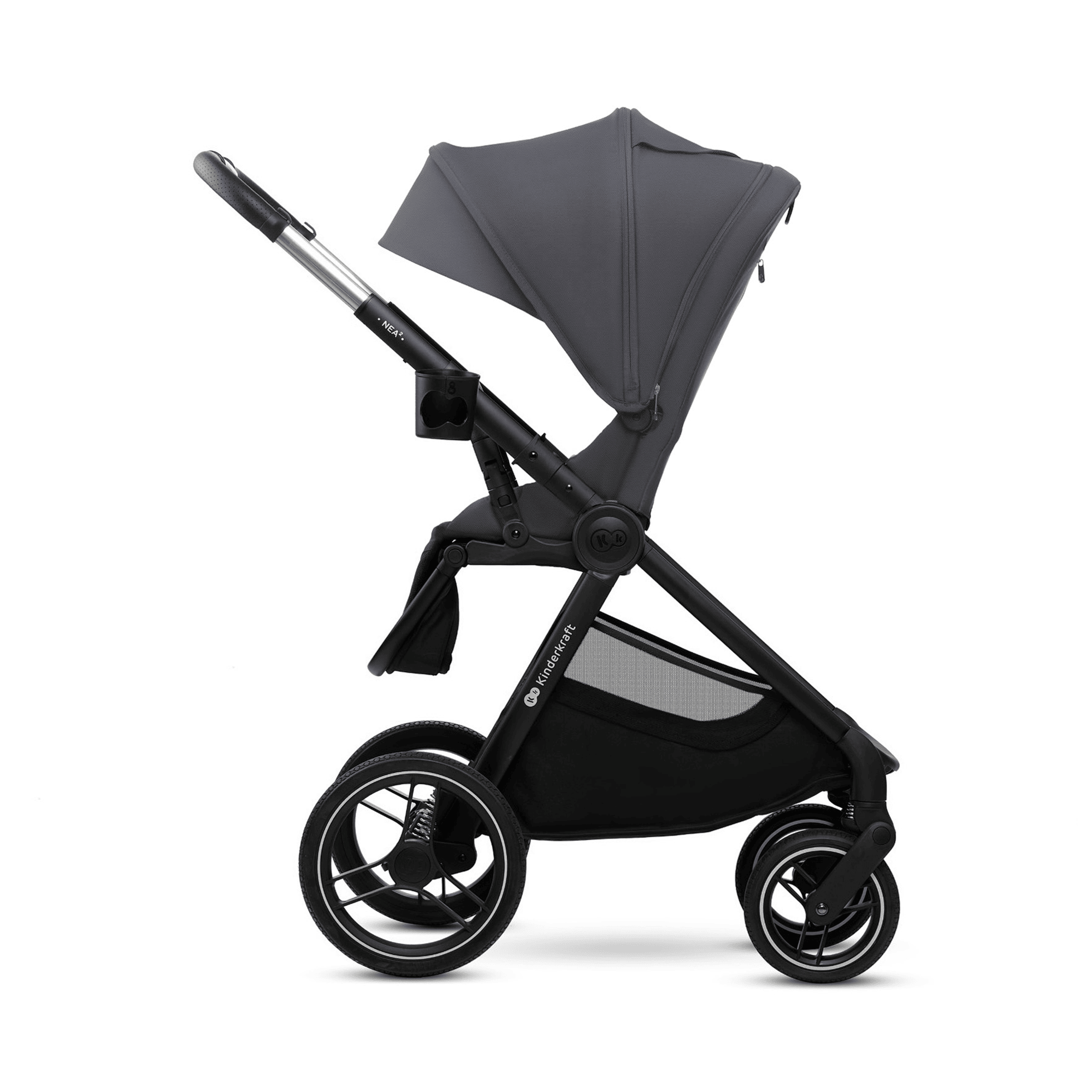 Kombi-Kinderwagen, Kinderkraft, Grau – Produktansicht