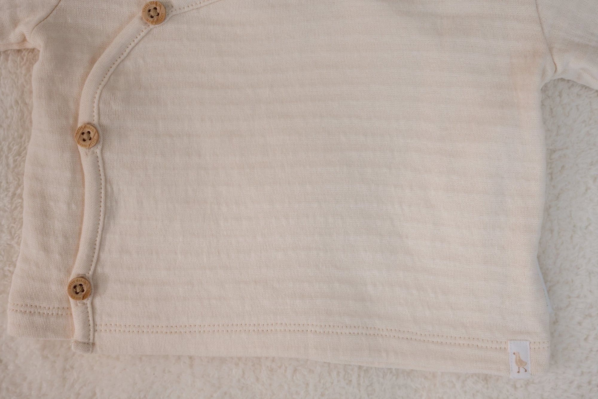 Wickelshirt, LITTLE DUTCH, Weiß – Produktansicht