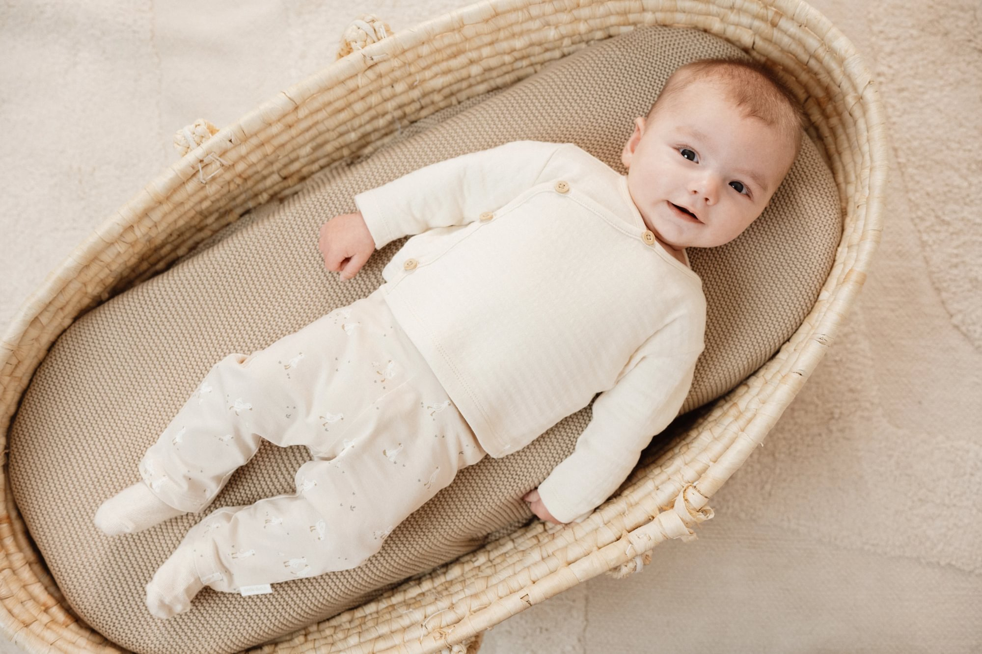 Leggings, LITTLE DUTCH, Weiß – Produktansicht