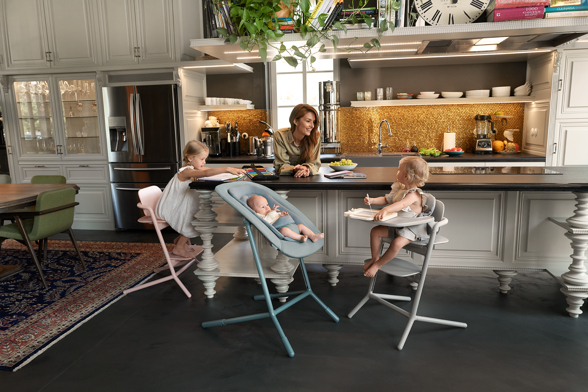 Treppenhochstühle, cybex, Beige – Besonderheit: mitwachsender Hochstuhl zur lebenslangen Nutzung ab Geburt