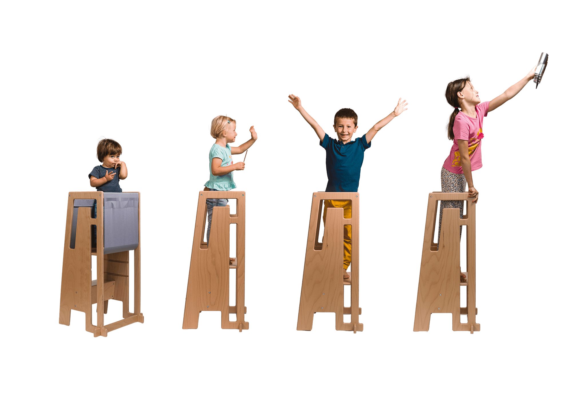 Lerntürme, TUKI, Weiß – Produktansicht