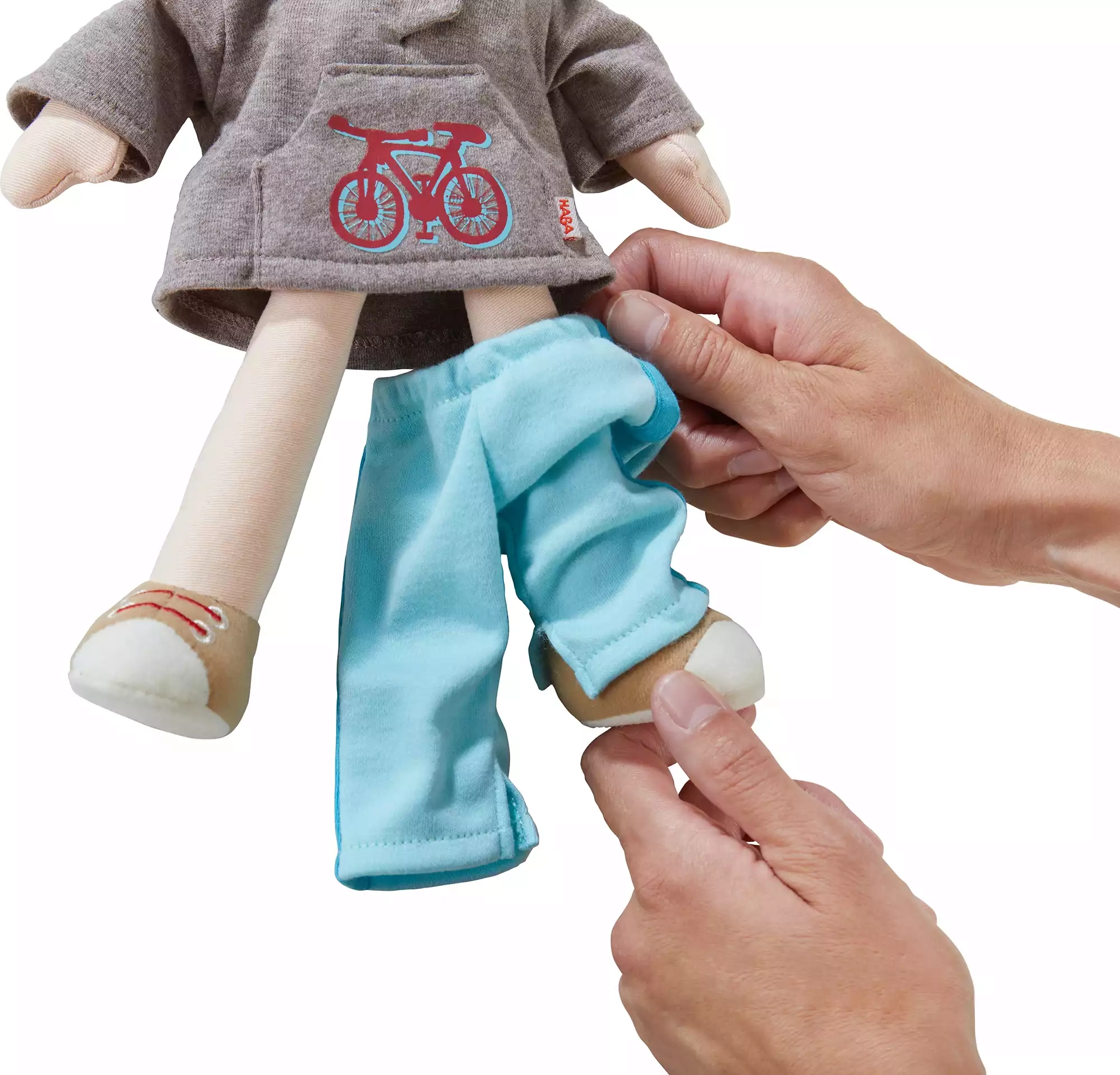 Puppen & Puppenwagen, HABA, Mehrfarbig – Produktansicht