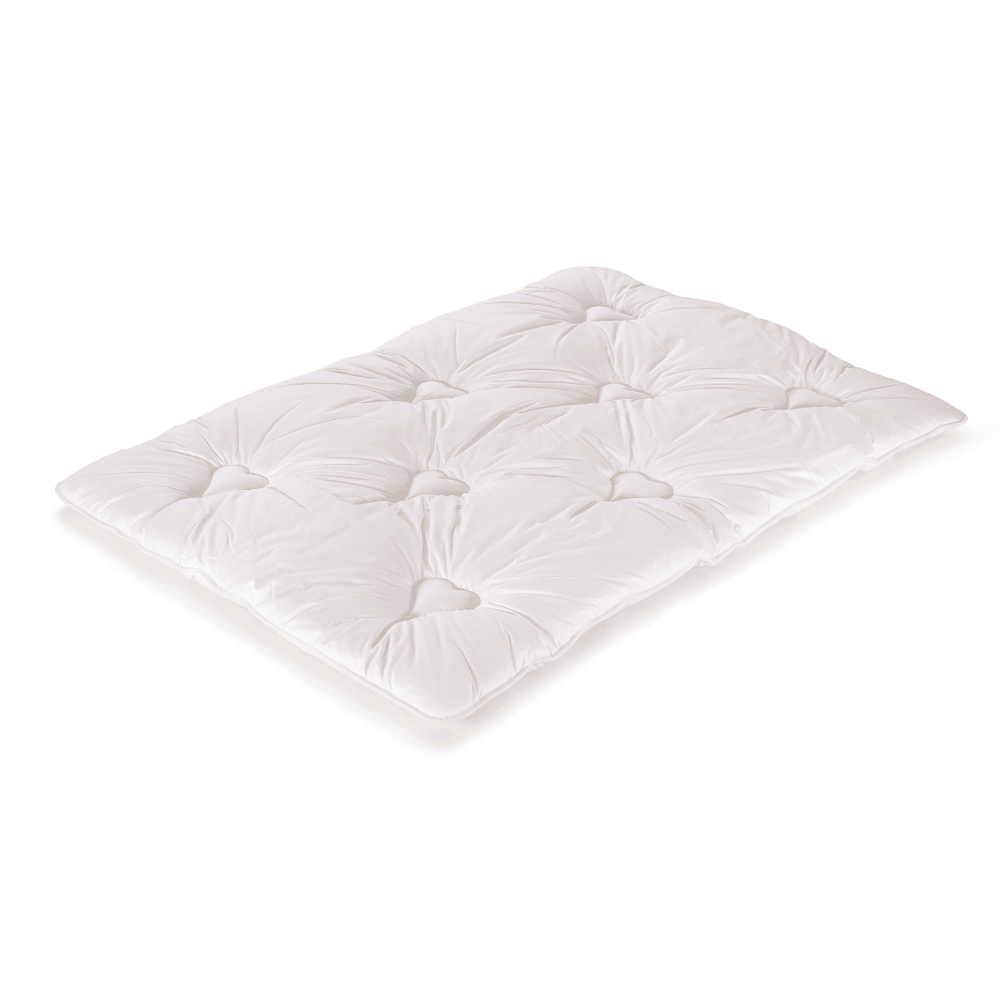 Bettdecken & Kissen, Paradies, Weiß – Besonderheit: Bio Ganzjahresbettdecke für Kinder (100 x 135) medium warm