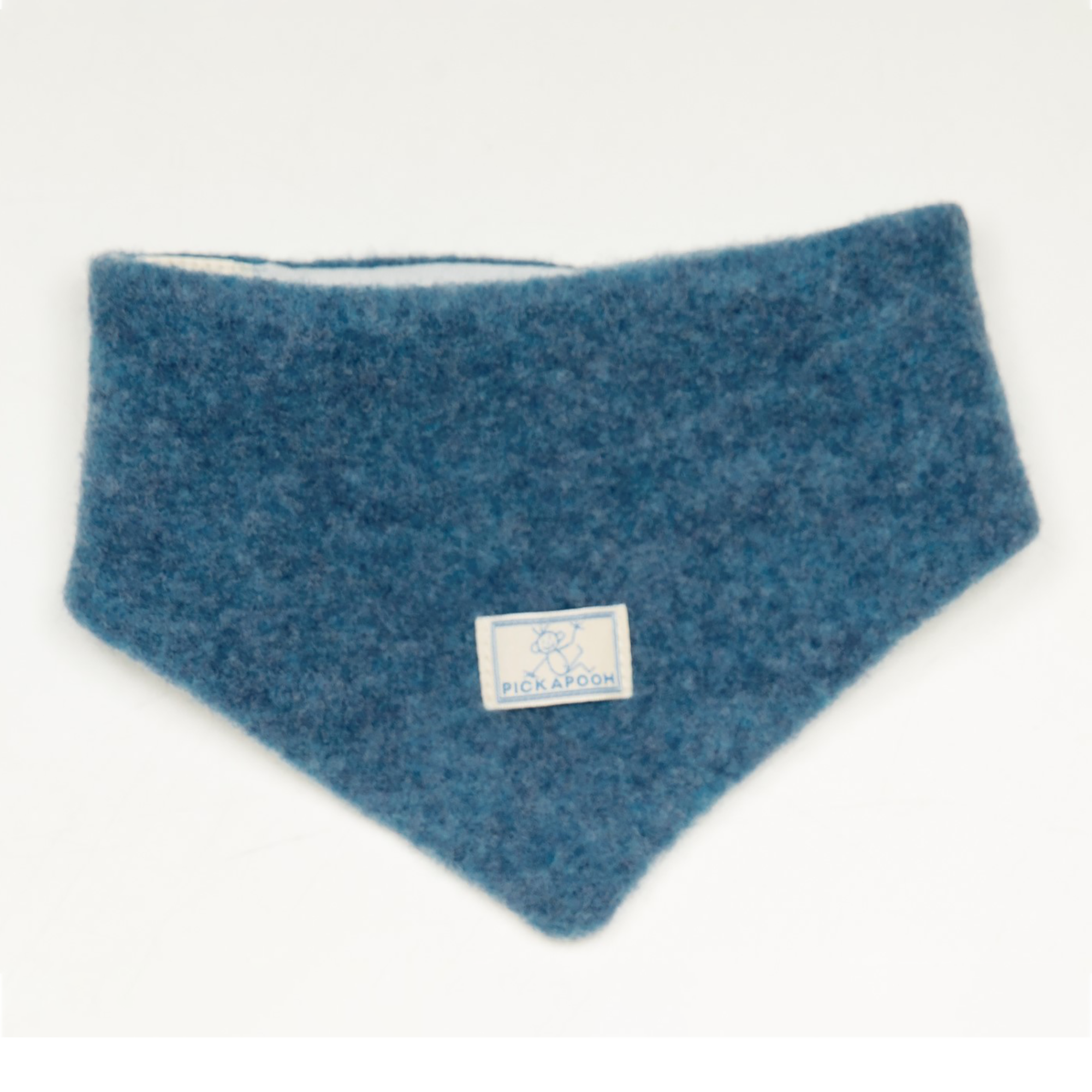 Dreieckstücher & Halstücher, PICKAPOOH, Blau – Besonderheit: 100% Merinoschurwolle