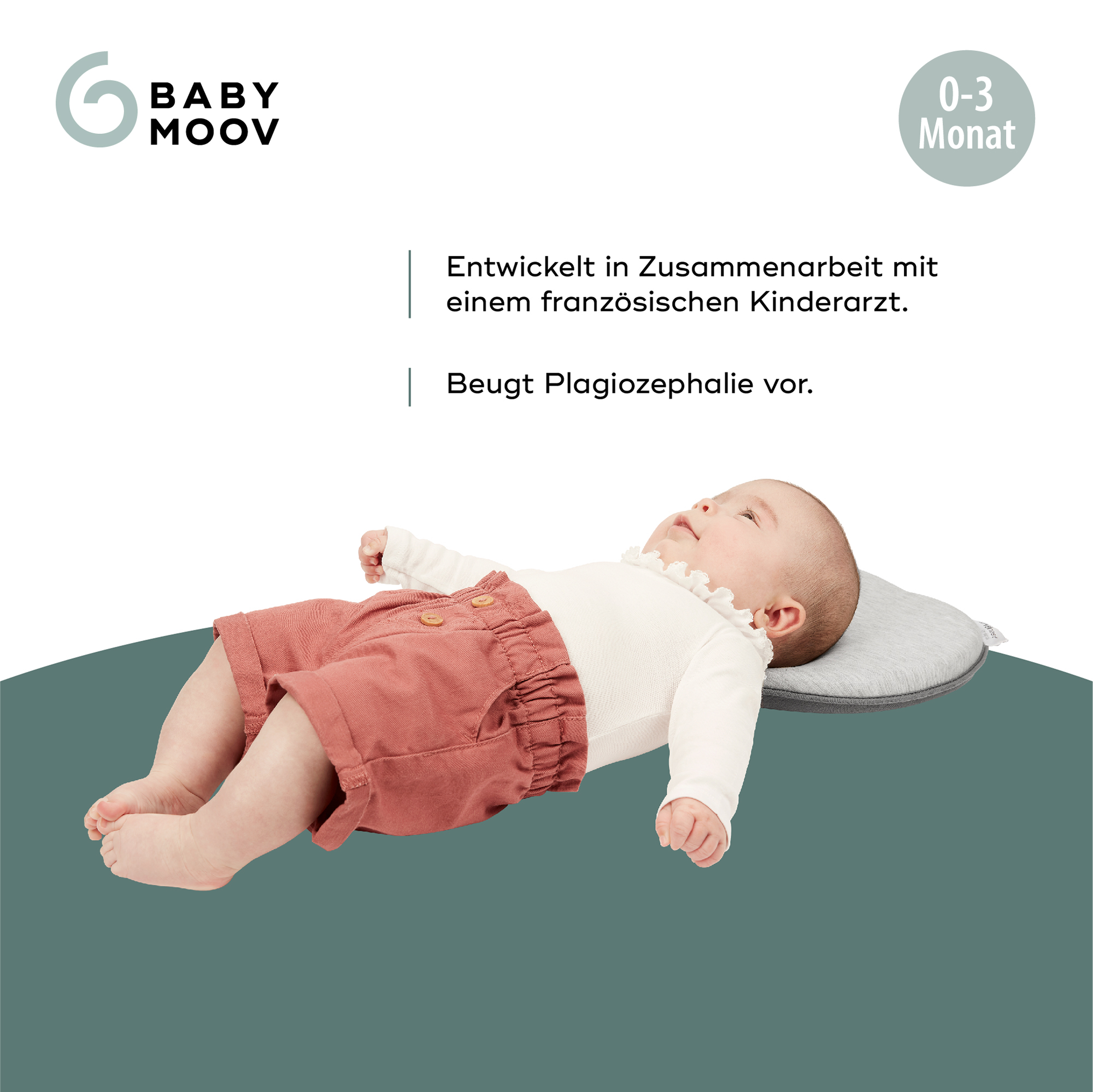 Komfortkissen, babymoov, Grau – Produktansicht