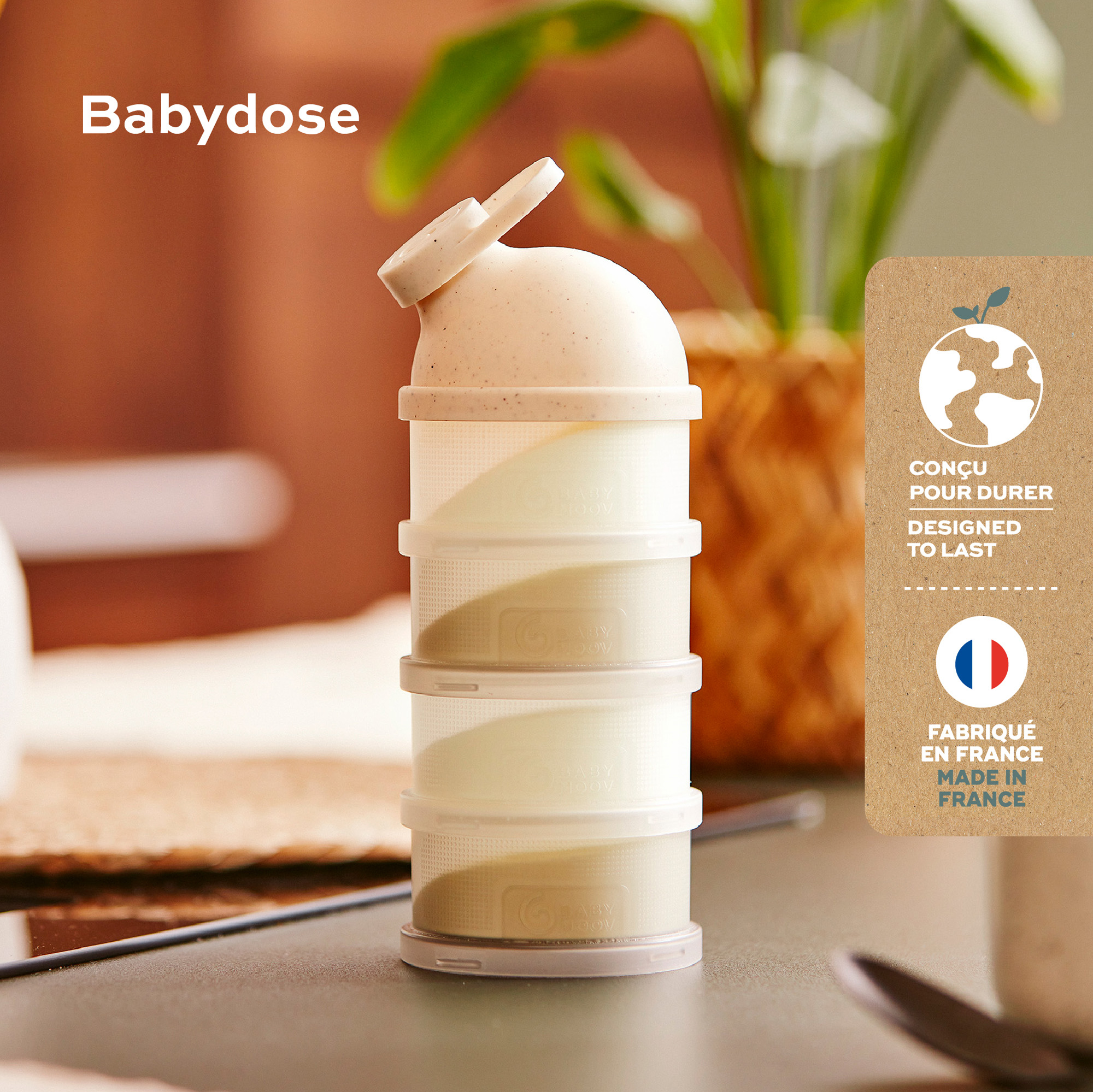 Milchpulver Portionierer, babymoov, Beige – Produktansicht