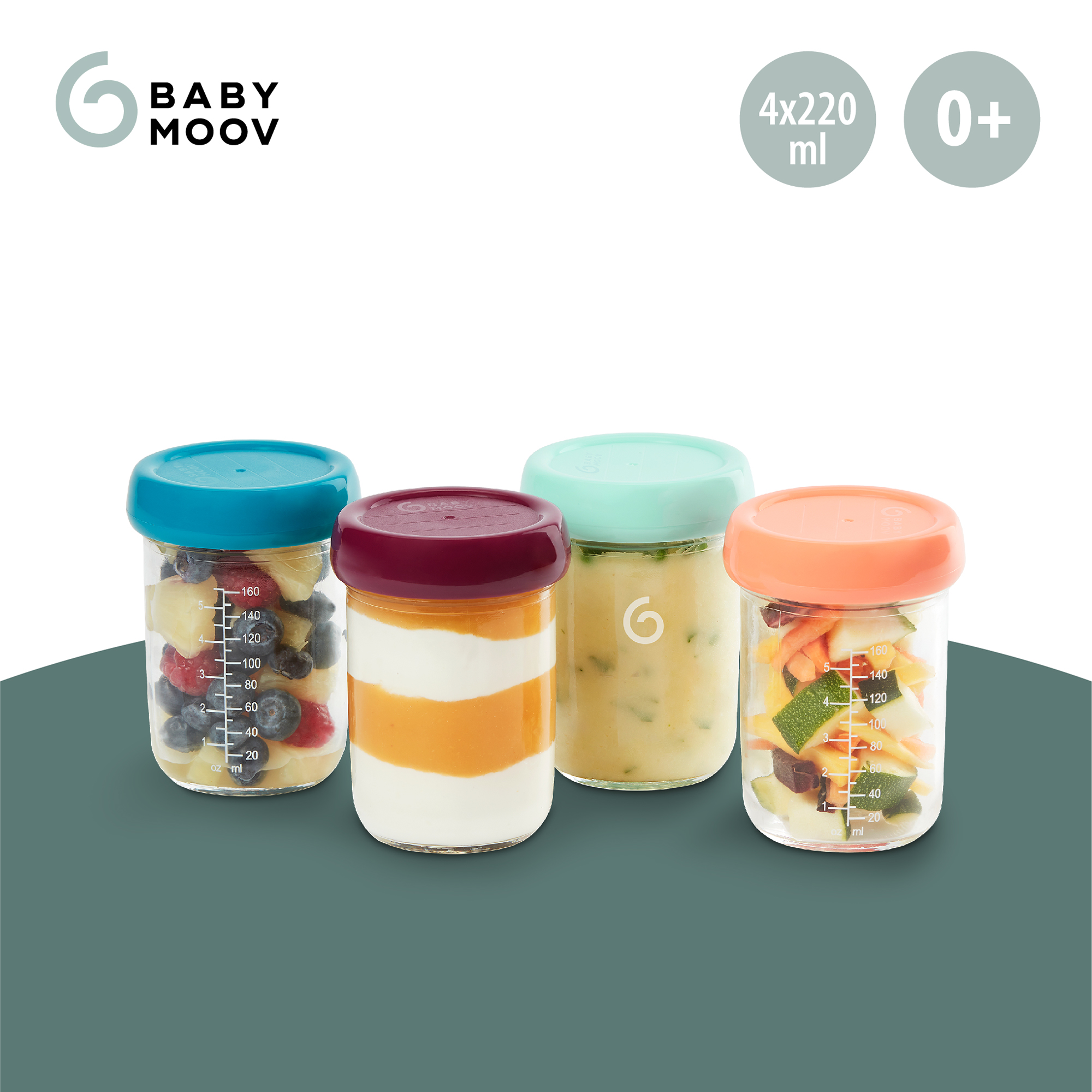 Nahrungsbehälter, babymoov, Mehrfarbig – Produktansicht