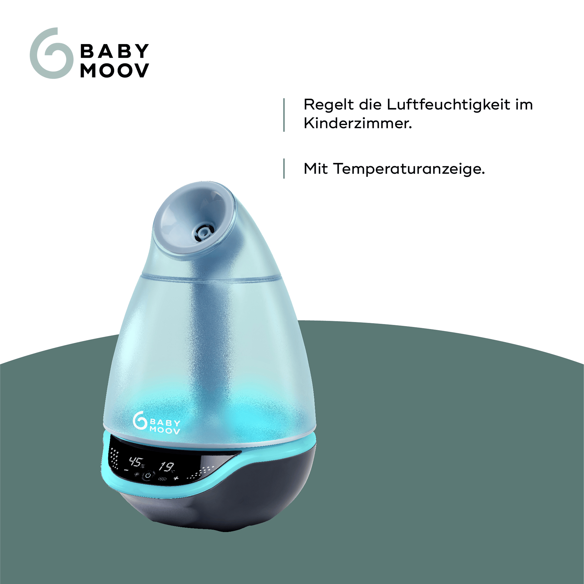 Luftbefeuchter, babymoov, Blau – Produktansicht