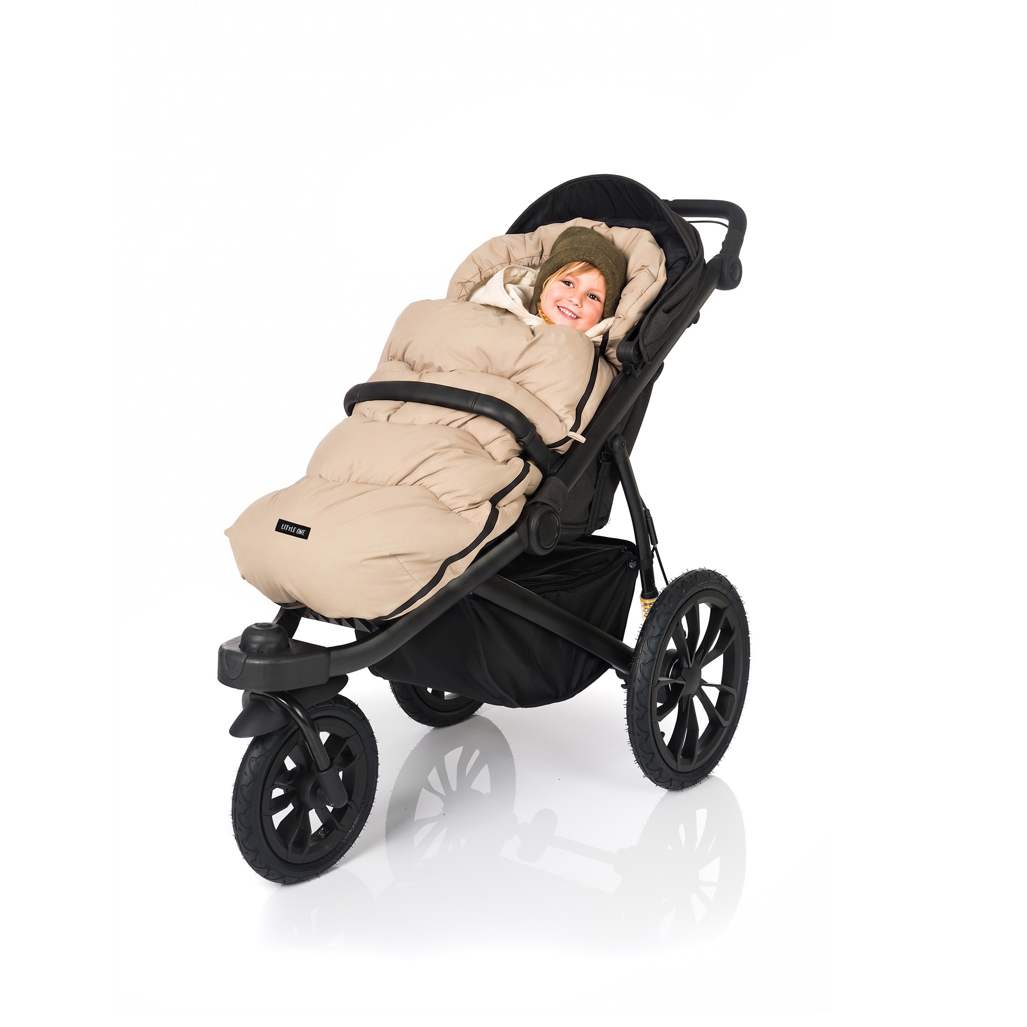Fußsäcke, LITTLE ONE, Beige – Besonderheit: passt auf fast jeden gängigen Sportwagen und Buggy