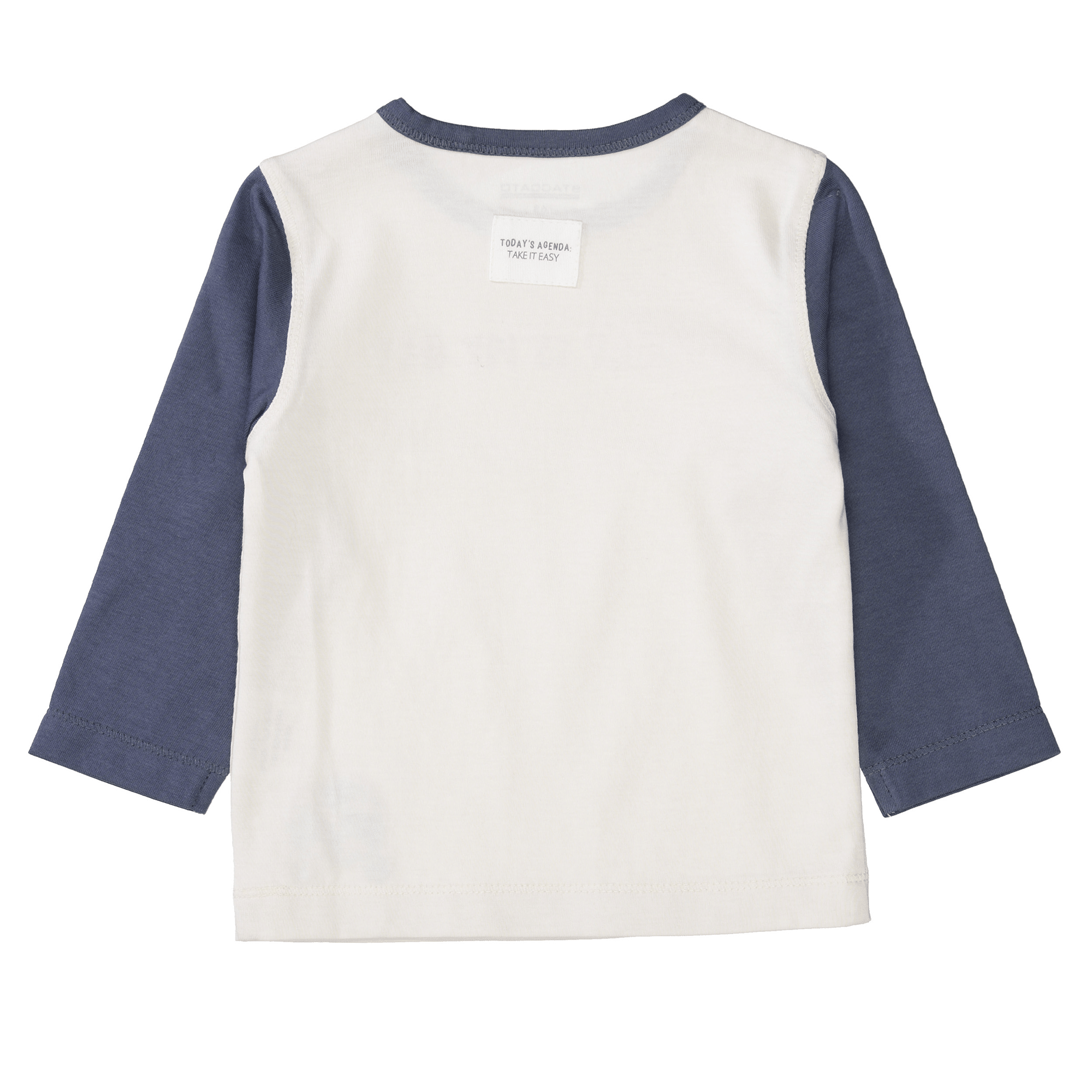Langarmshirt Today Is My Day STACCATO Blau M2000585457402 2
