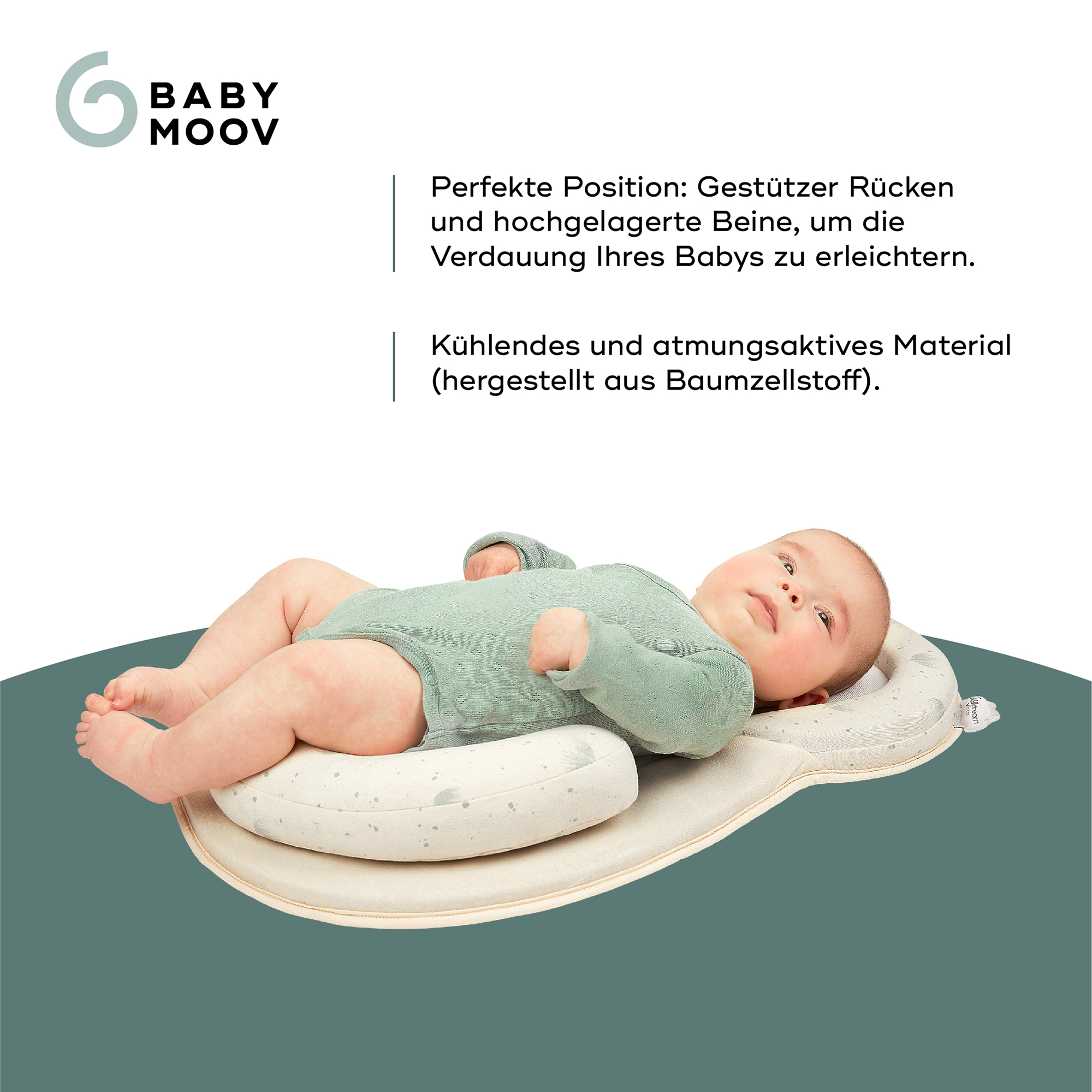 Komfortkissen, babymoov, Beige – Produktansicht