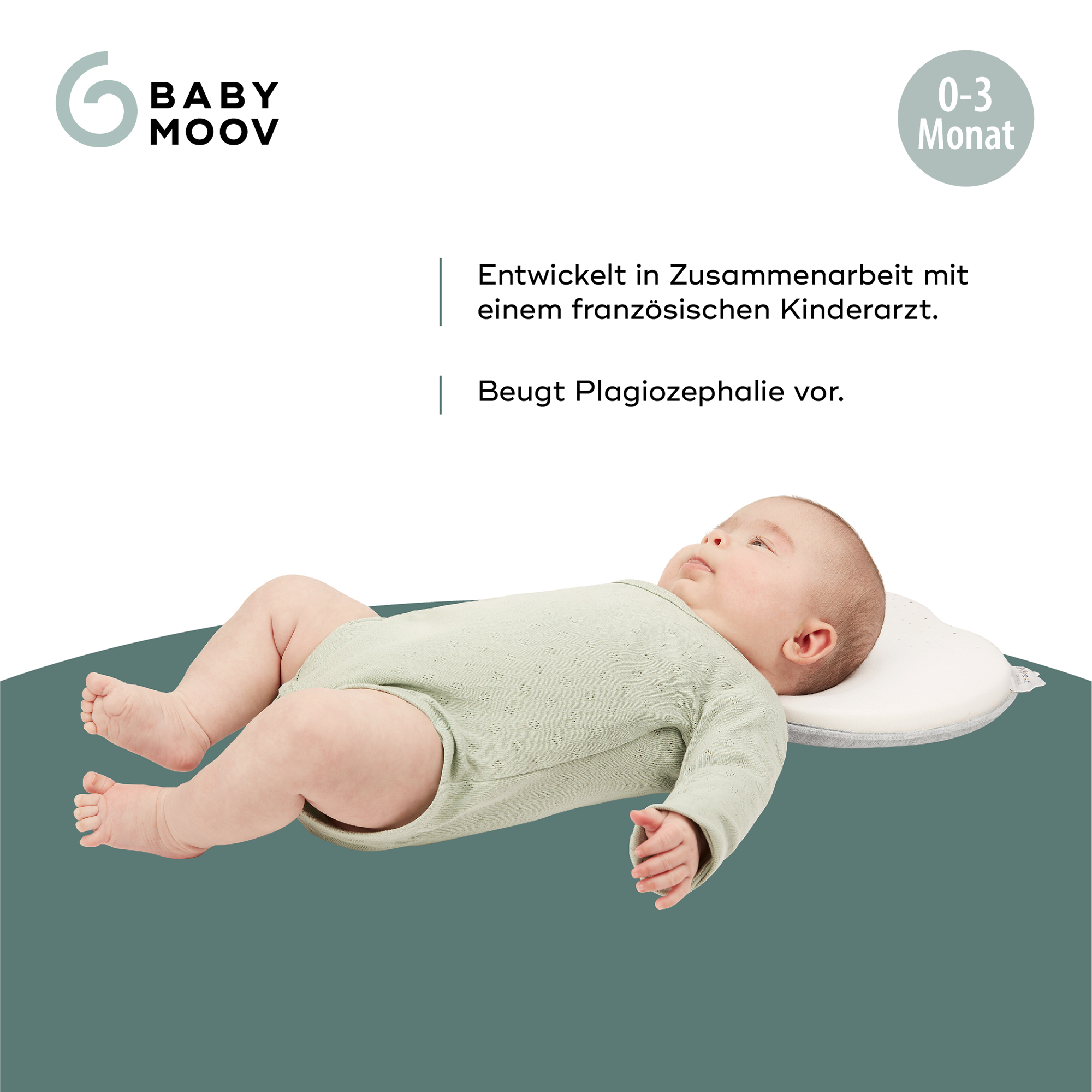 Komfortkissen, babymoov, Weiß – Produktansicht