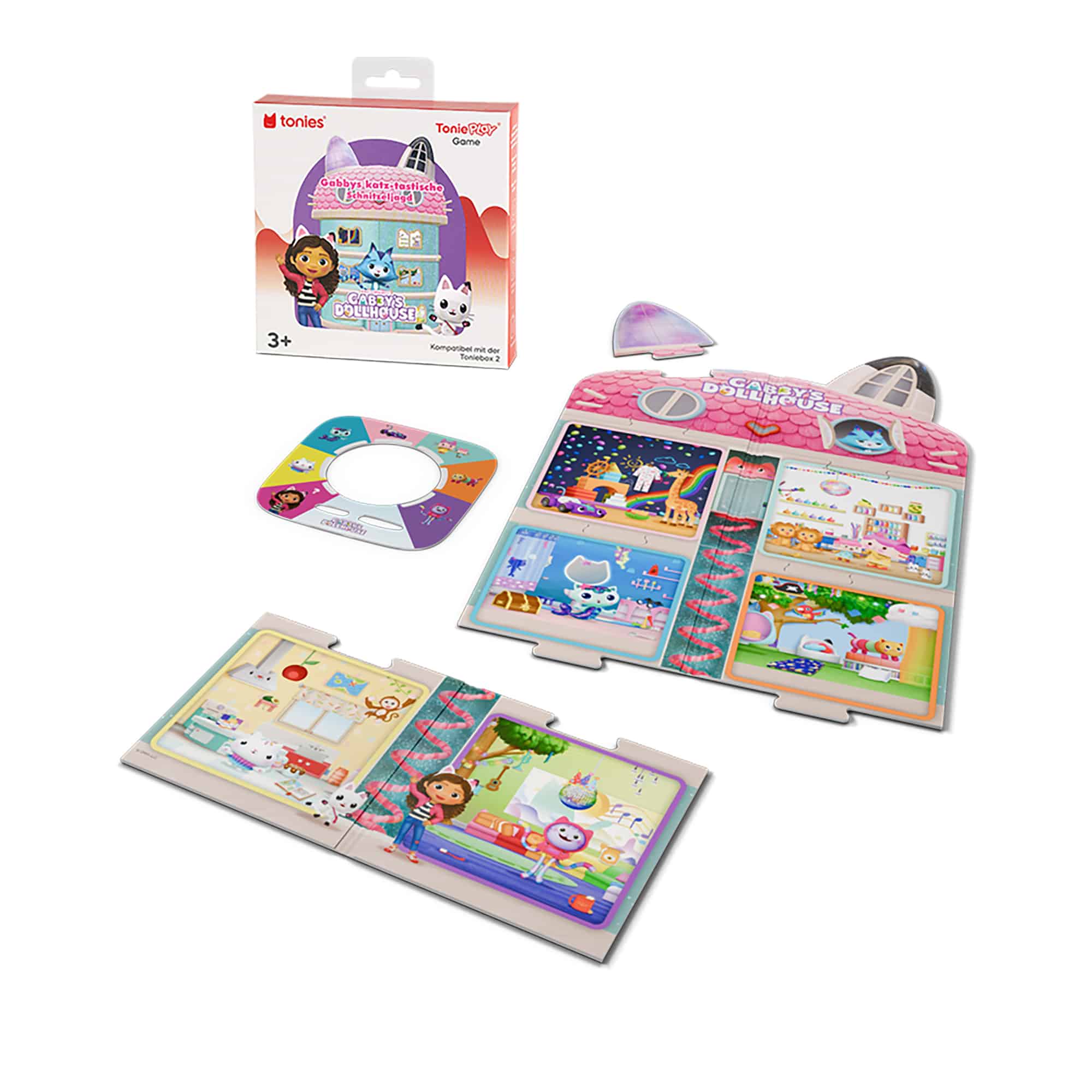 Tonie-Figuren, tonies, Mehrfarbig – Besonderheit: inklusive 1 Tonieplay Disc, 1 Spielbrettpuzzle, 1 Spielanleitung