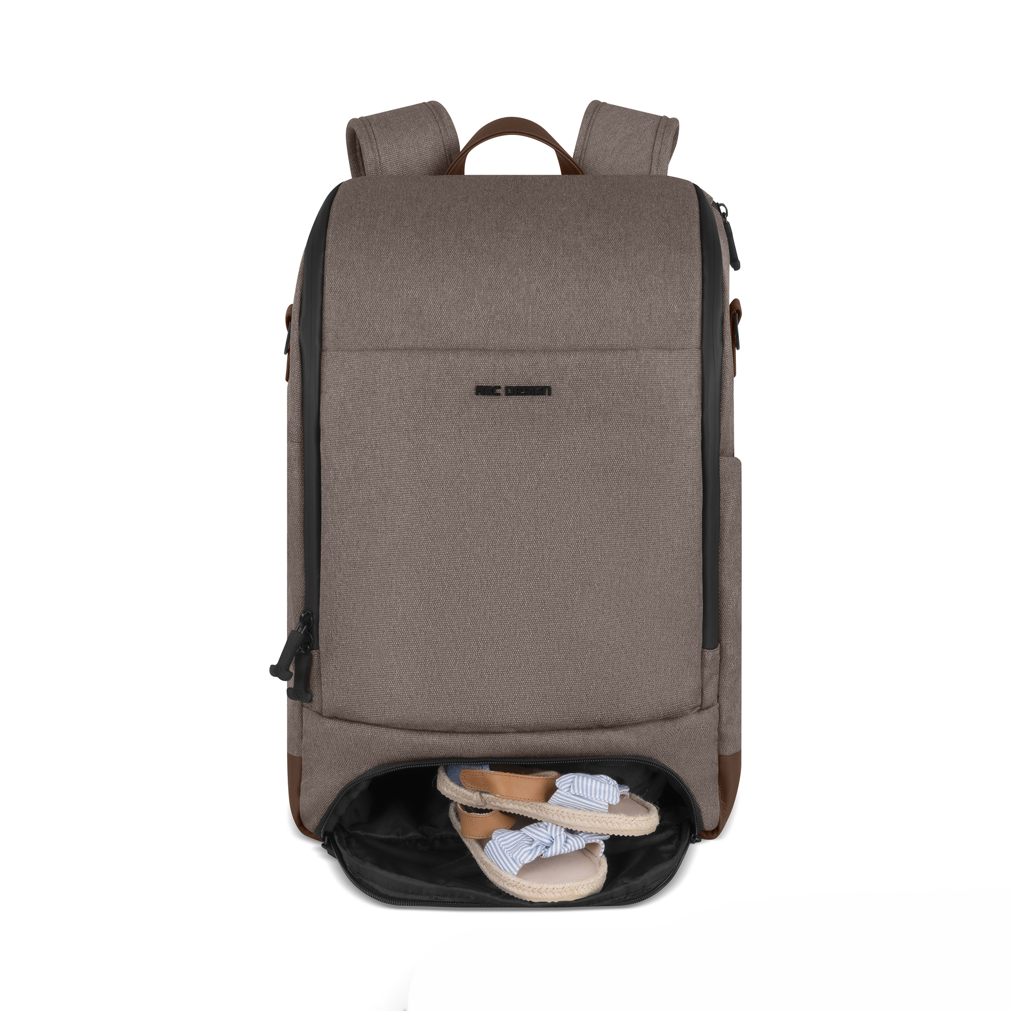 Wickelrucksäcke, ABC DESIGN, Beige – Produktansicht
