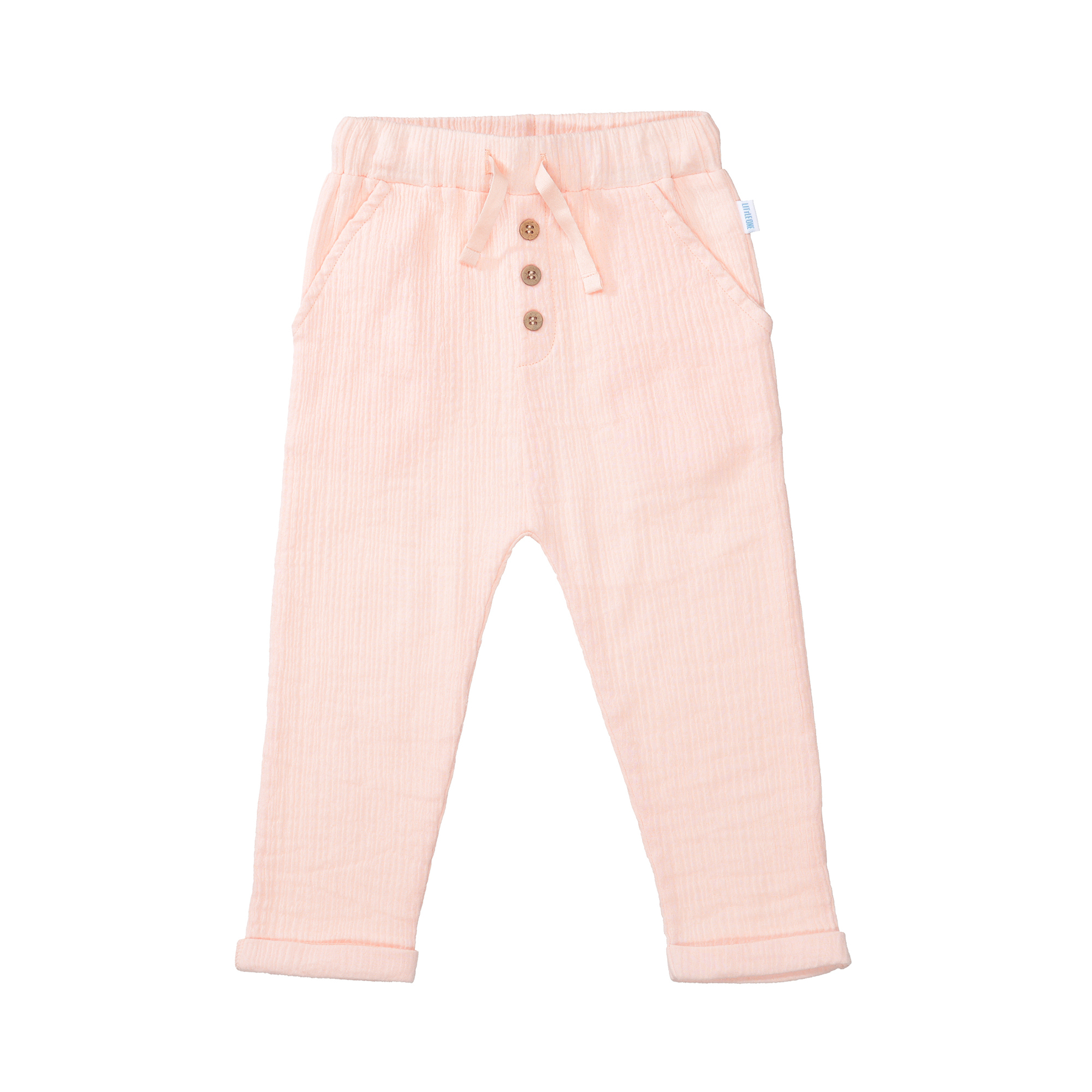 Musselin Hosen, LITTLE ONE, Pink – Produktansicht