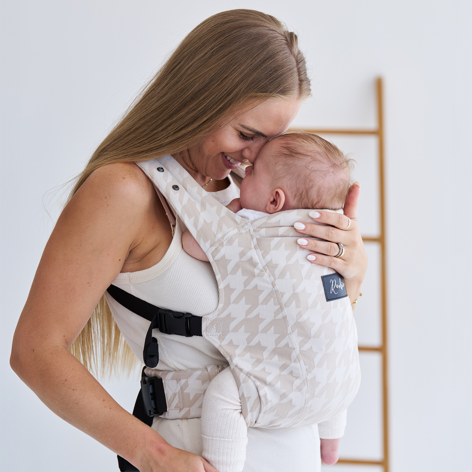 Fullbuckle Tragen, Rookie, Beige – Besonderheit: Fullbuckle Bauch- & Rückentrage