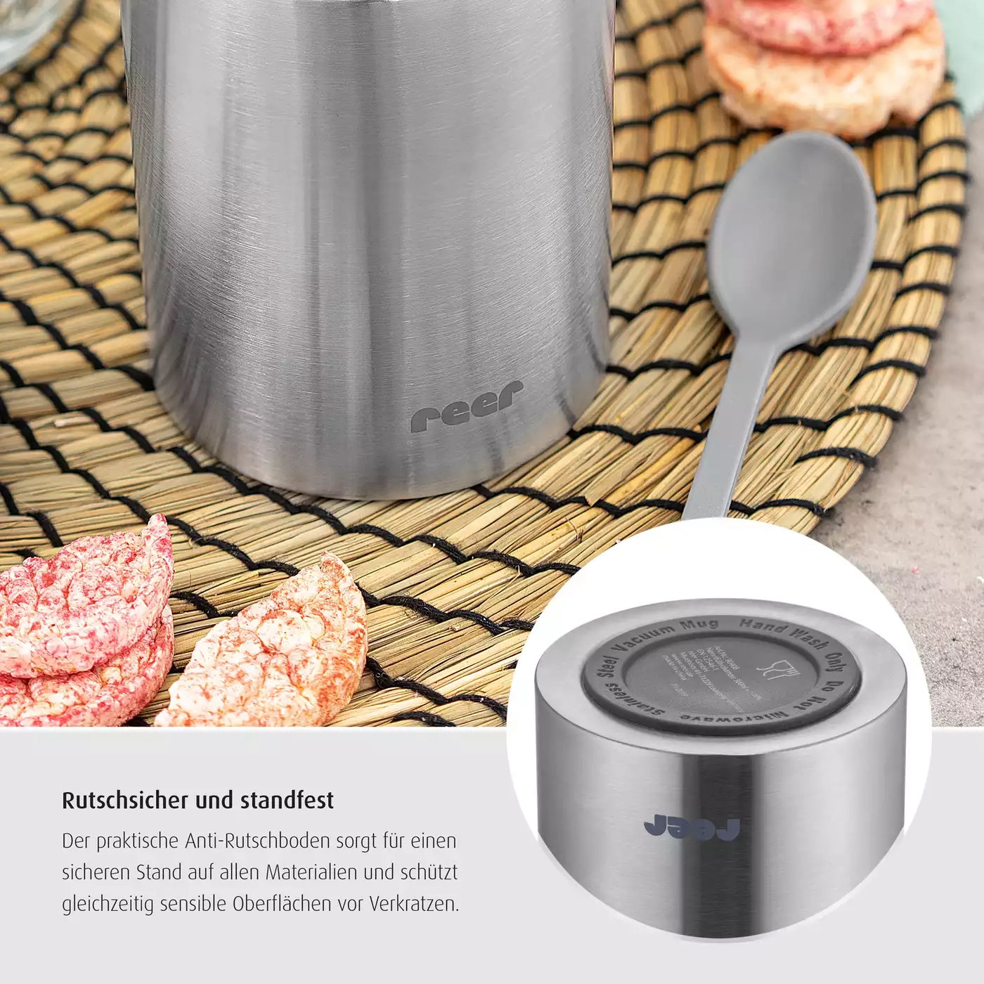 Nahrungsbehälter, reer, Grau – Produktansicht