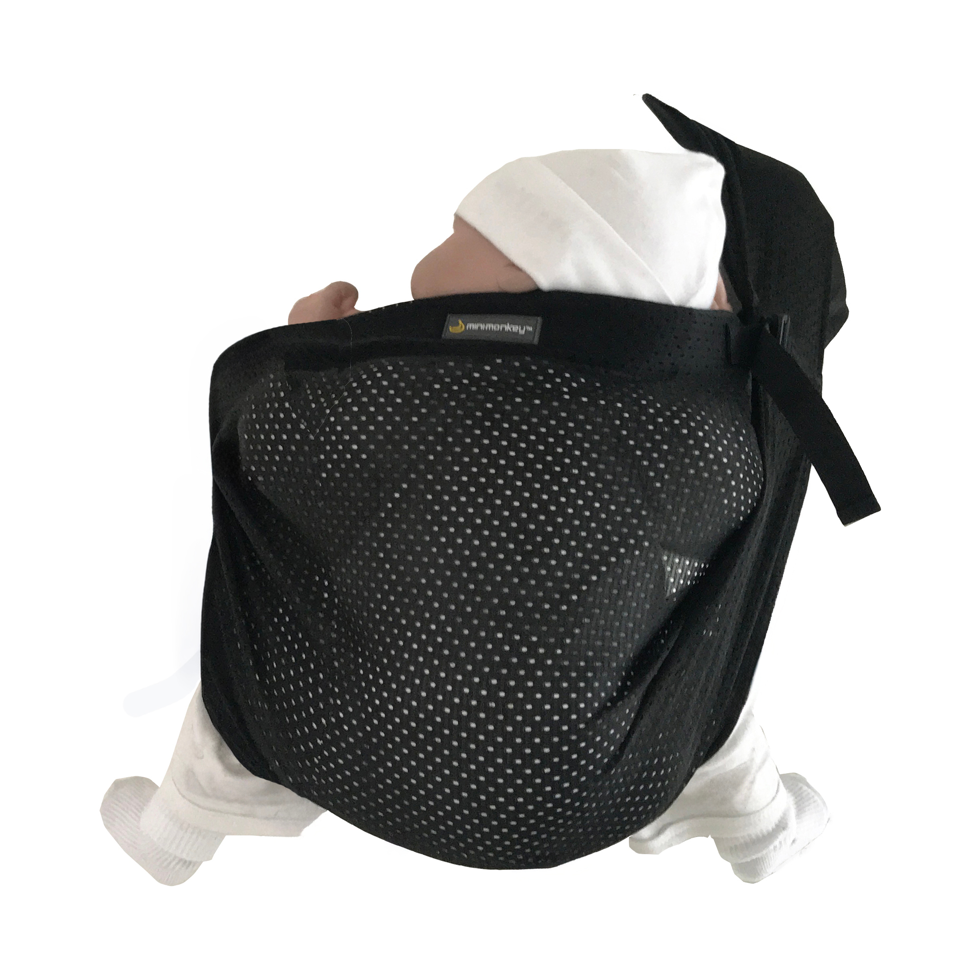 Tragetücher, minimonkey, Schwarz – Produktansicht