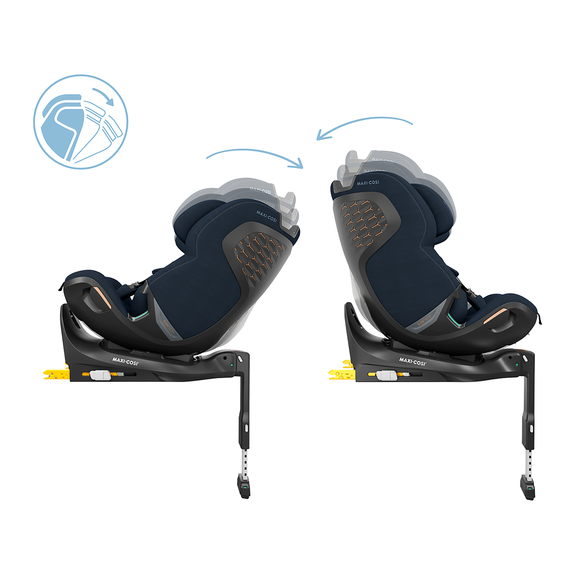 Kindersitze 9-36 kg, Gruppe 1/2/3, MAXI-COSI Premium, Blau – Produktansicht