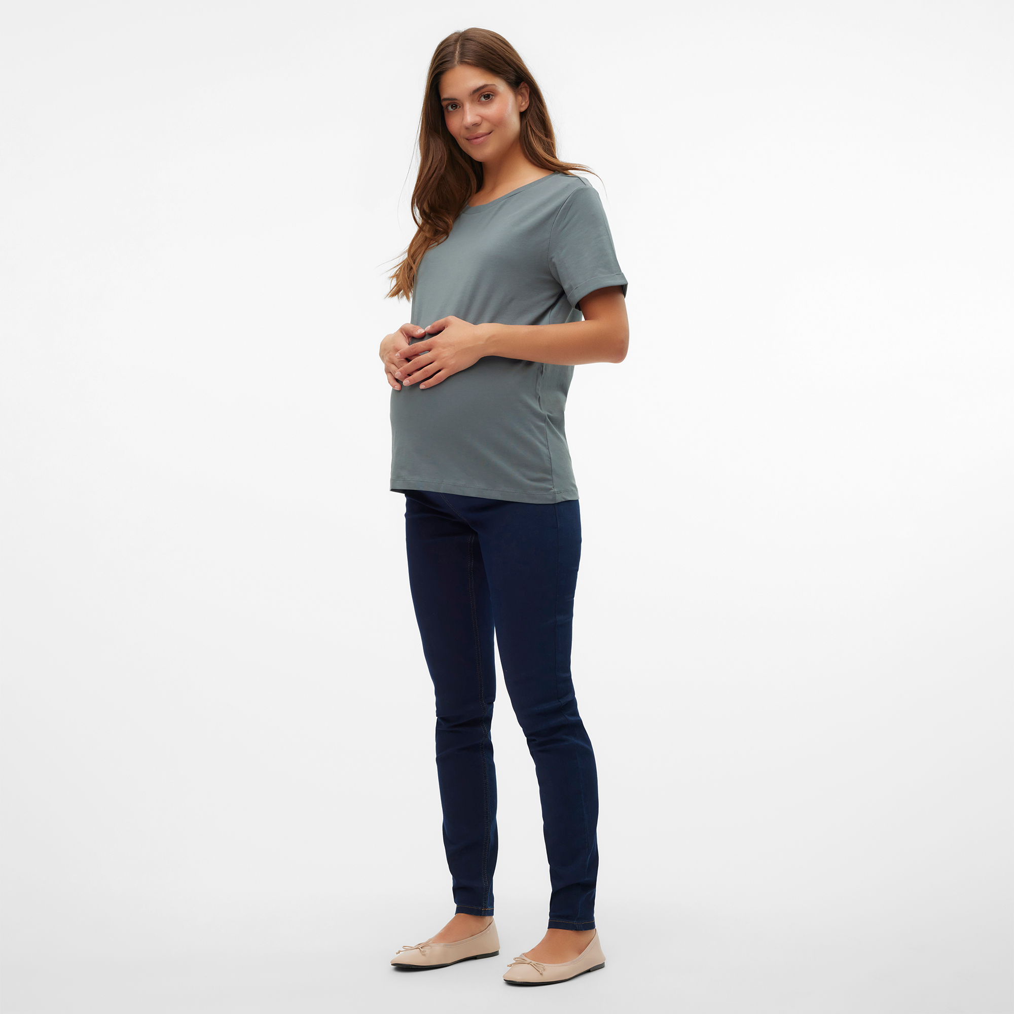 Umstandshosen, Mamalicious, Blau – Produktansicht