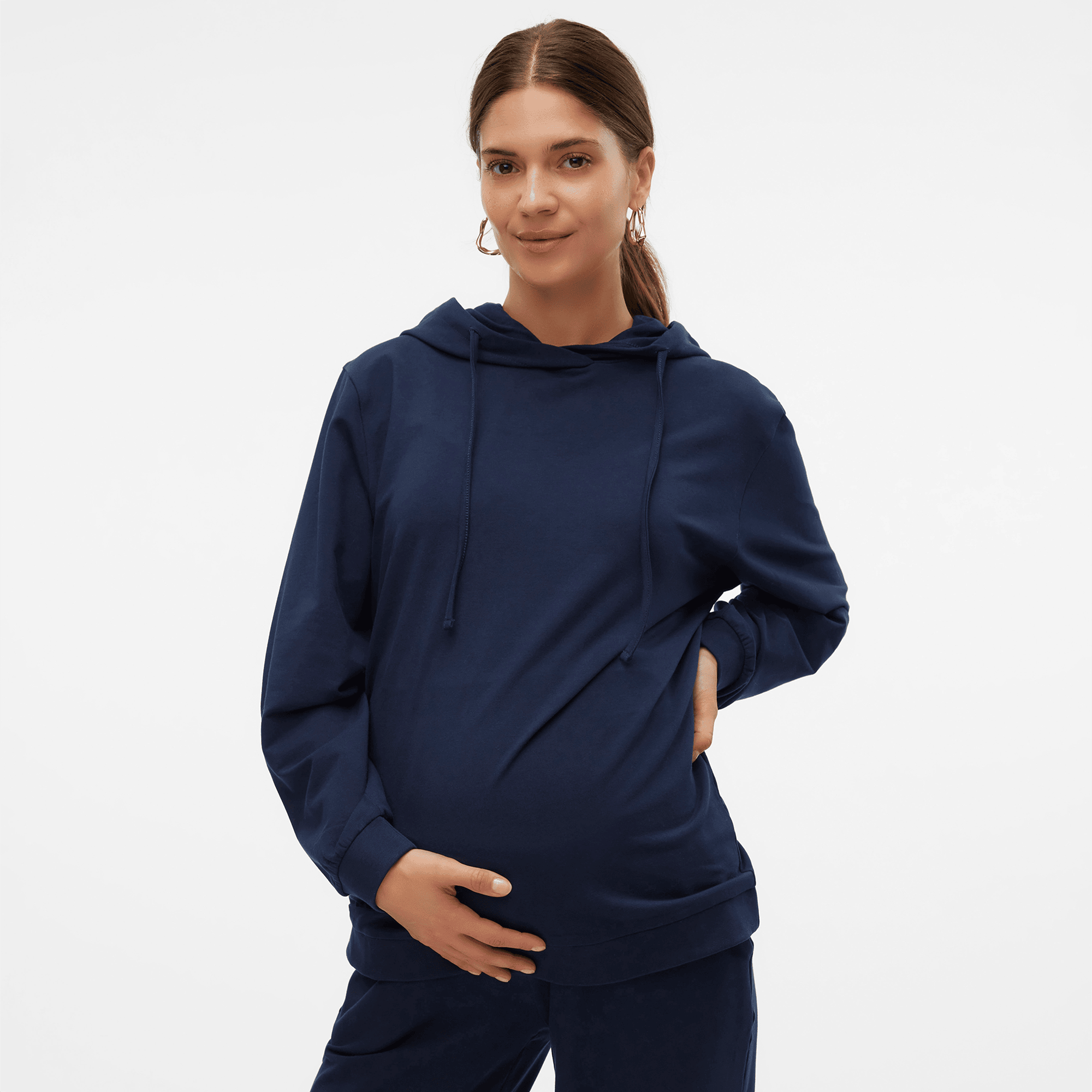 Umstandsoberteile, Mamalicious, Blau – Besonderheit: aus 50% weicher Bio-Baumwolle