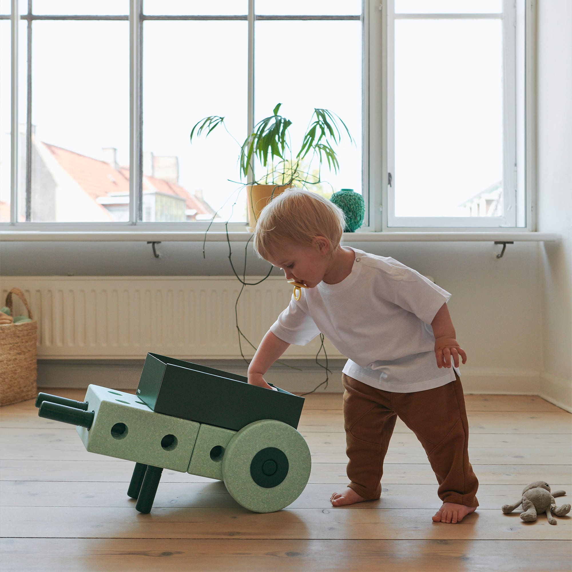 Lauflernwagen, MODU, Grün – Produktansicht