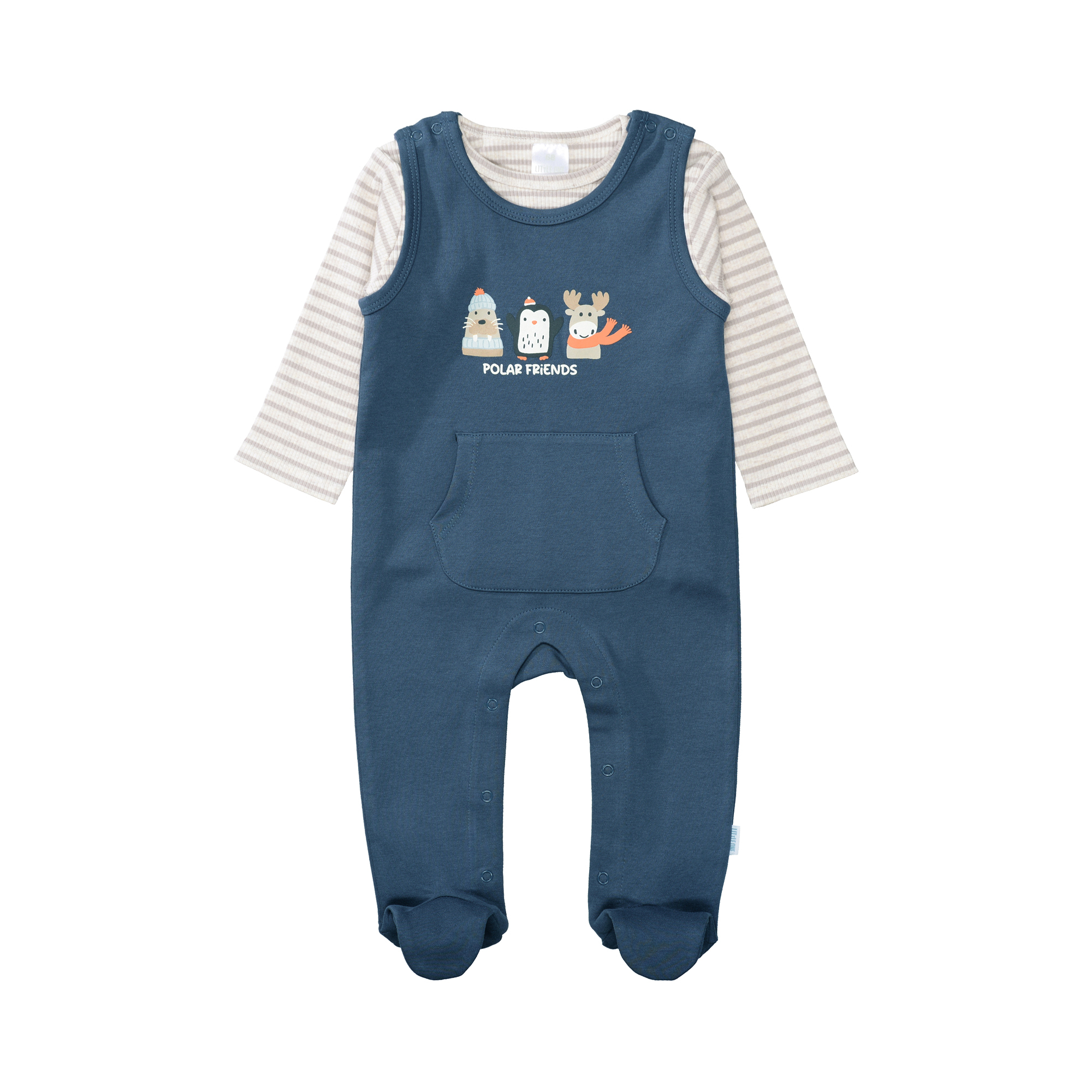 Strampler, LITTLE ONE, Blau – Produktansicht