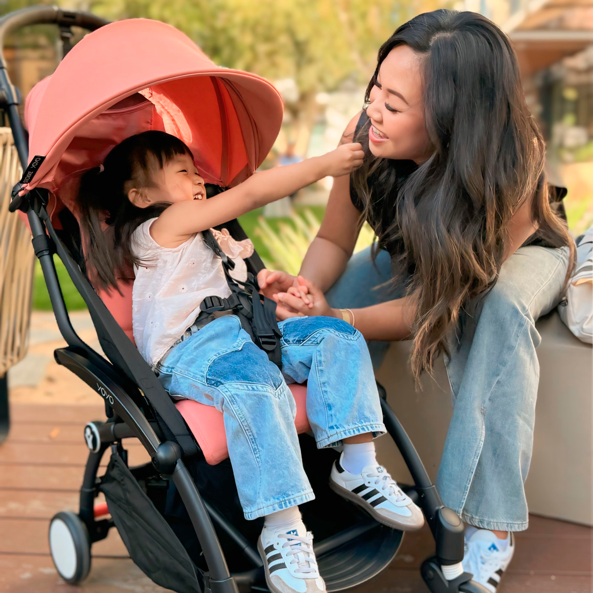 Kombi-Kinderwagen, STOKKE, Schwarz – Produktansicht