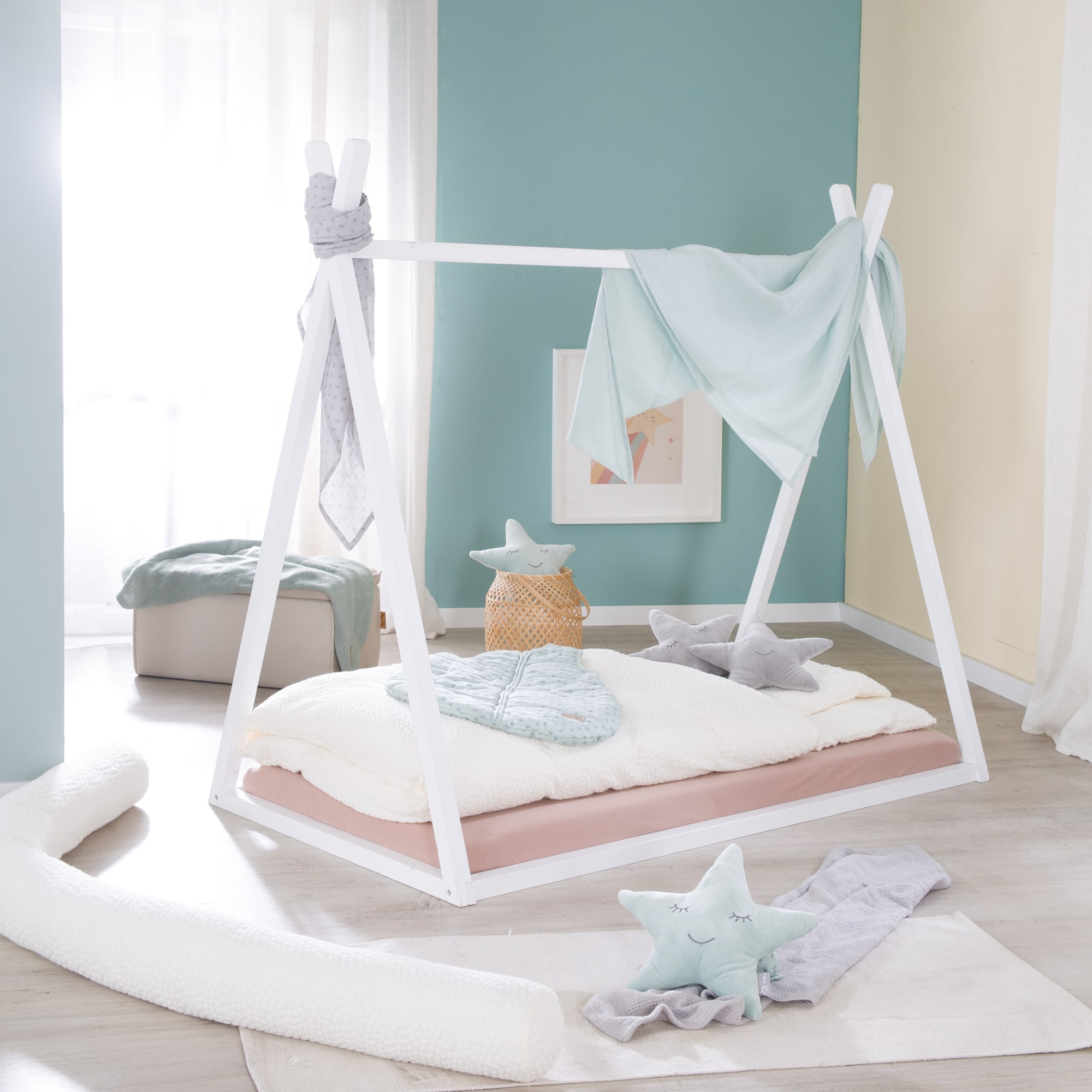 Hausbett, roba, Weiß – Produktansicht