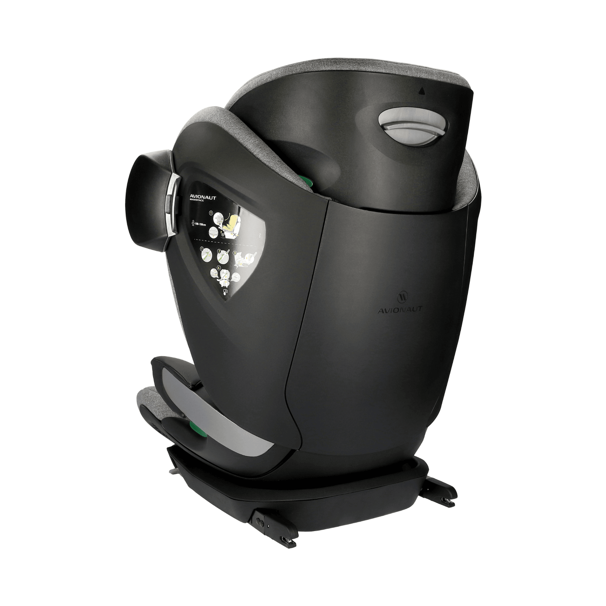 Kindersitze 15-36 kg, Gruppe 2/3, AVIONAUT, Grau – Produktansicht