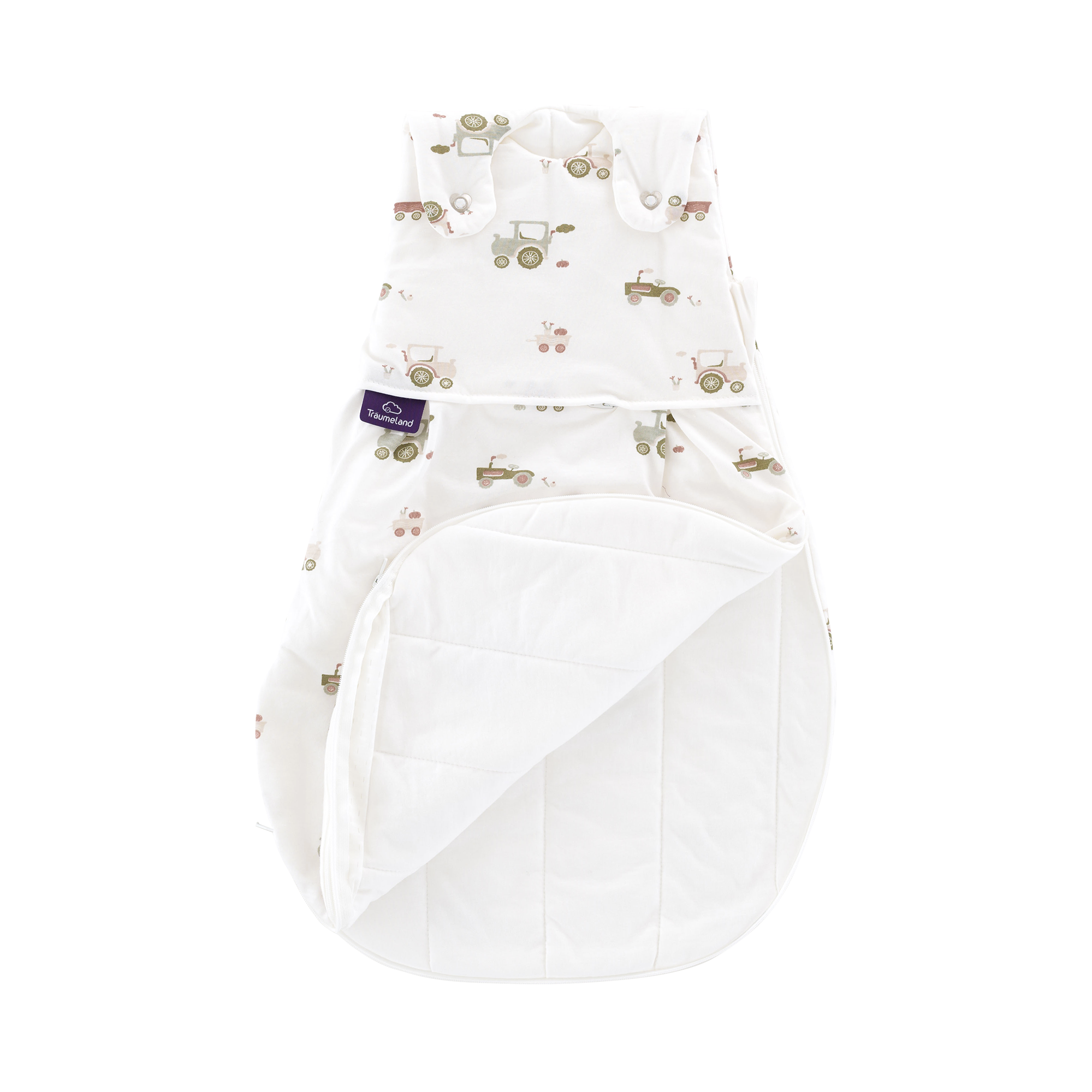 Ganzjahresschlafsäcke, Träumeland, Weiß – Produktansicht