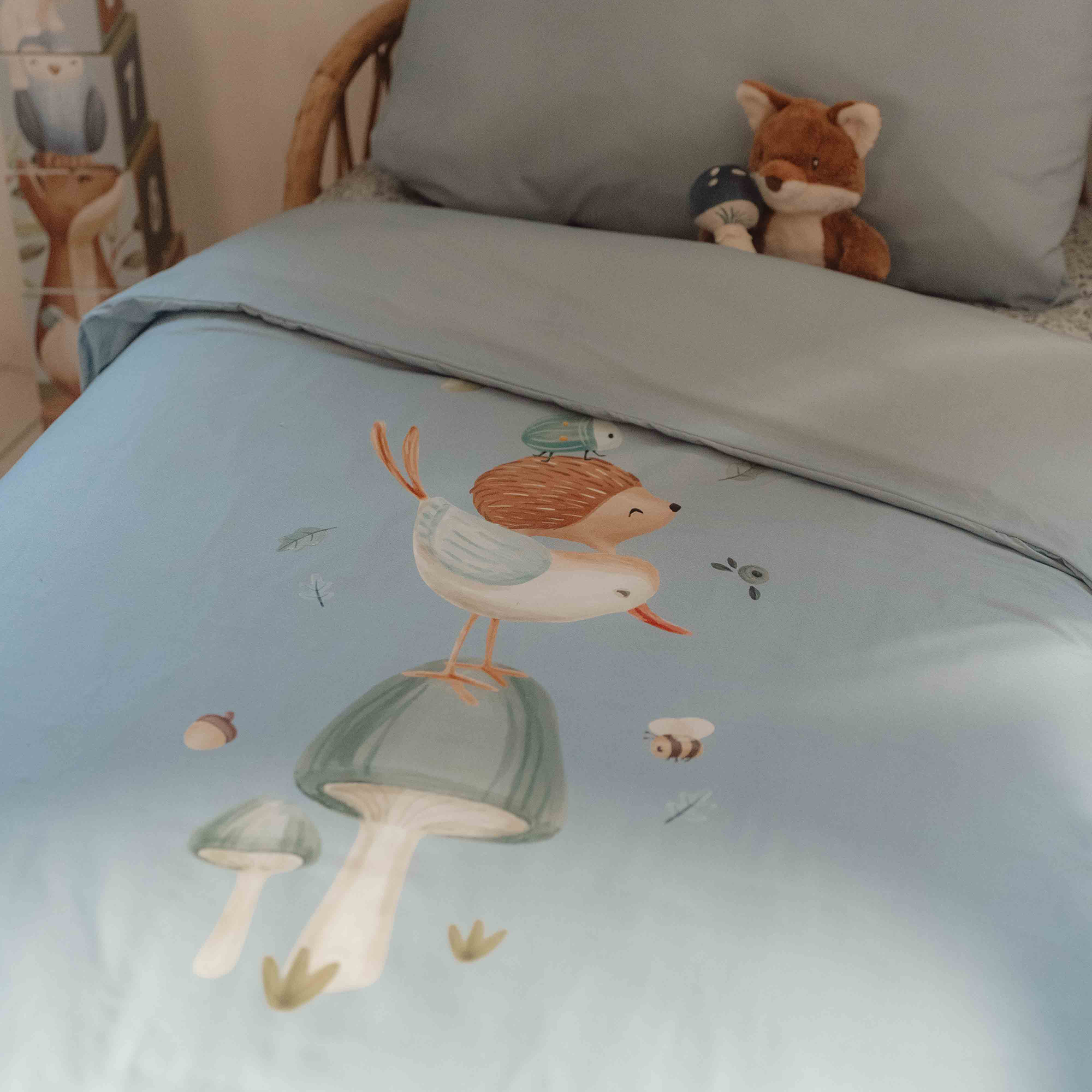 Bettbezüge, LITTLE DUTCH, Blau – Besonderheit: 2er-Set aus 100% Bio-Baumwolle