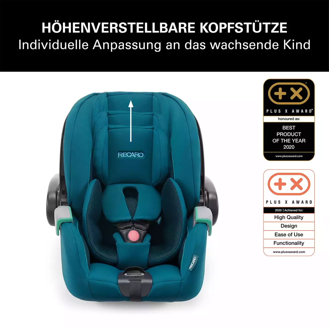 Babyschalen 0-13 kg, Gruppe 0+, RECARO – Produktansicht