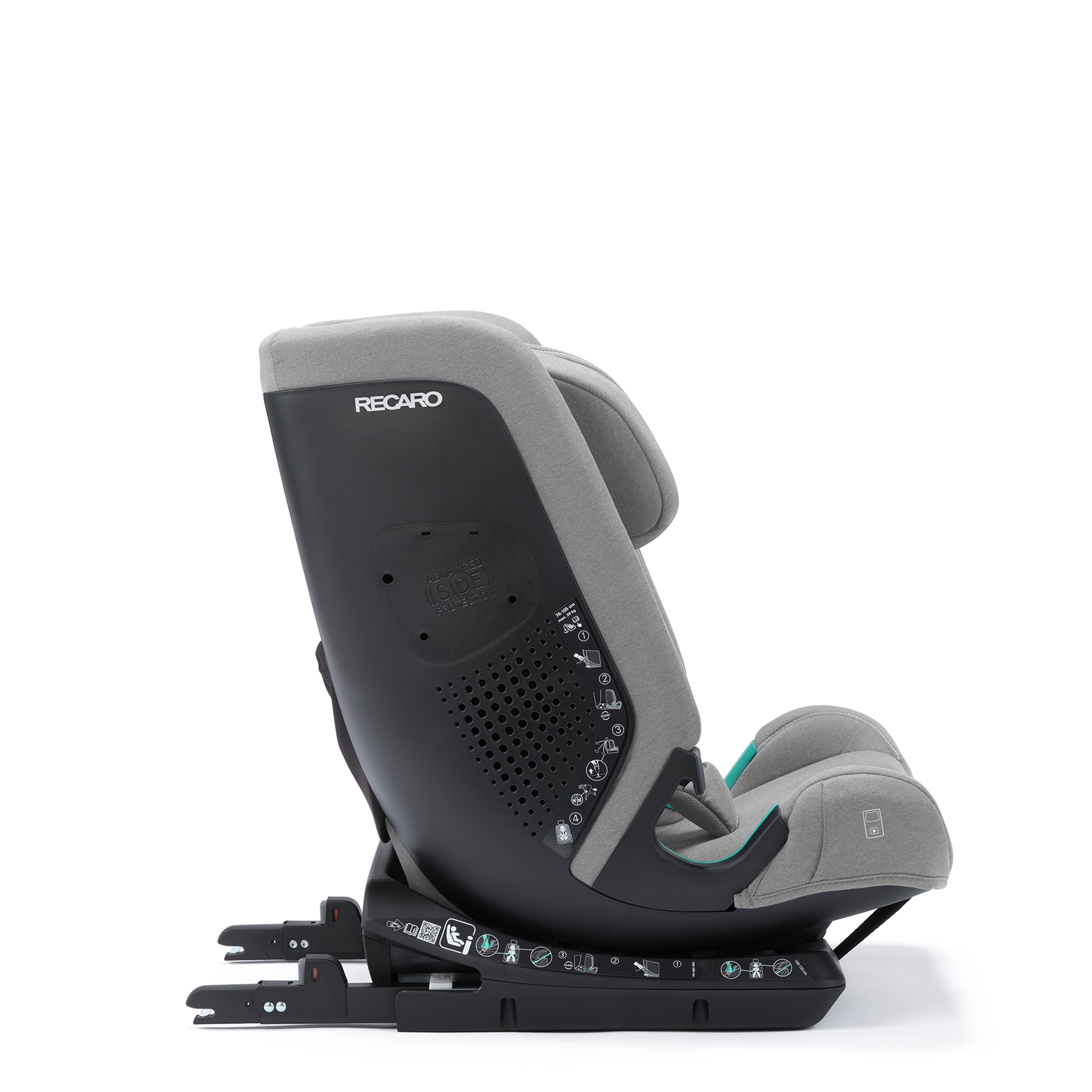 Kindersitze 9-36 kg, Gruppe 1/2/3, RECARO – Produktansicht